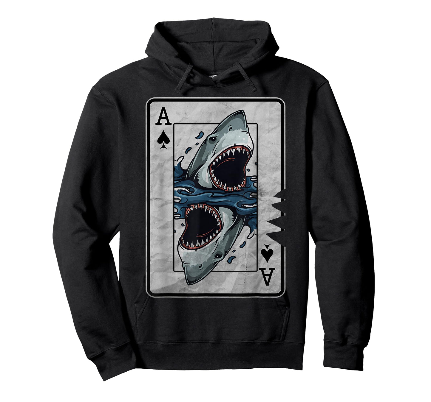 Poker Card Great White Shark T-Shirt