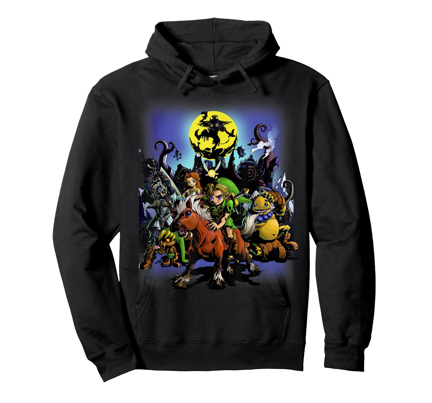 The Legend of Zelda: Majora's Mask Link & Friends Full Moon T-Shirt