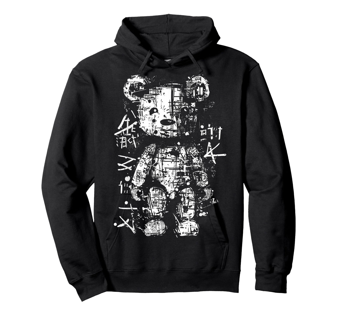 Bear Painting Art Drawing Text Graphic Anime T-Shirt