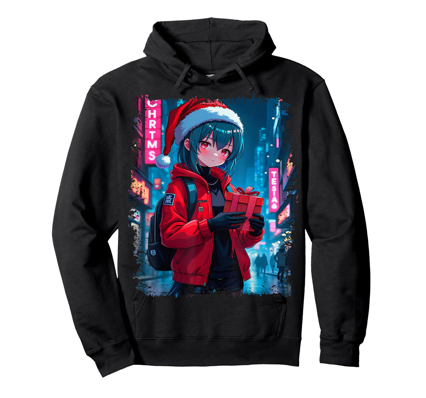 Anime Girl Christmas T-Shirt