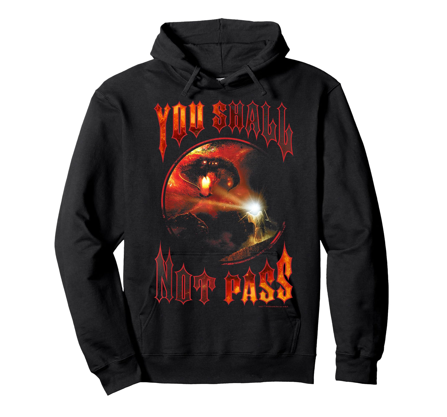 The Lord of The Rings You Shall Not Pass Epic Gandalf Shot T-Shirt