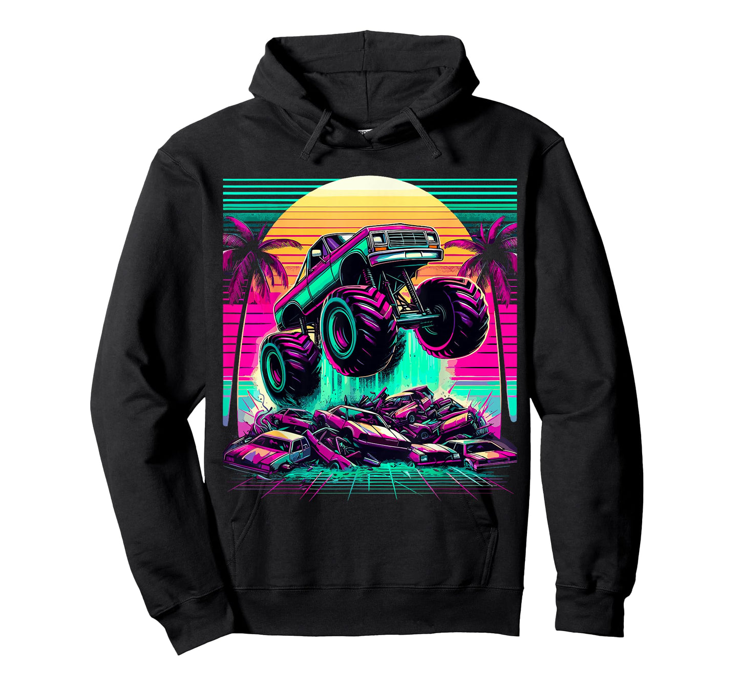 Monster Truck Retro T-Shirt