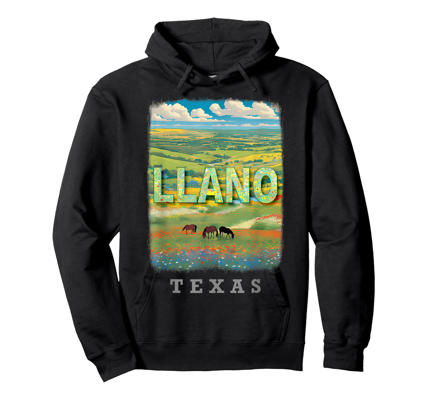 Llano Texas TX Hill Country Charm SD869 T-Shirt