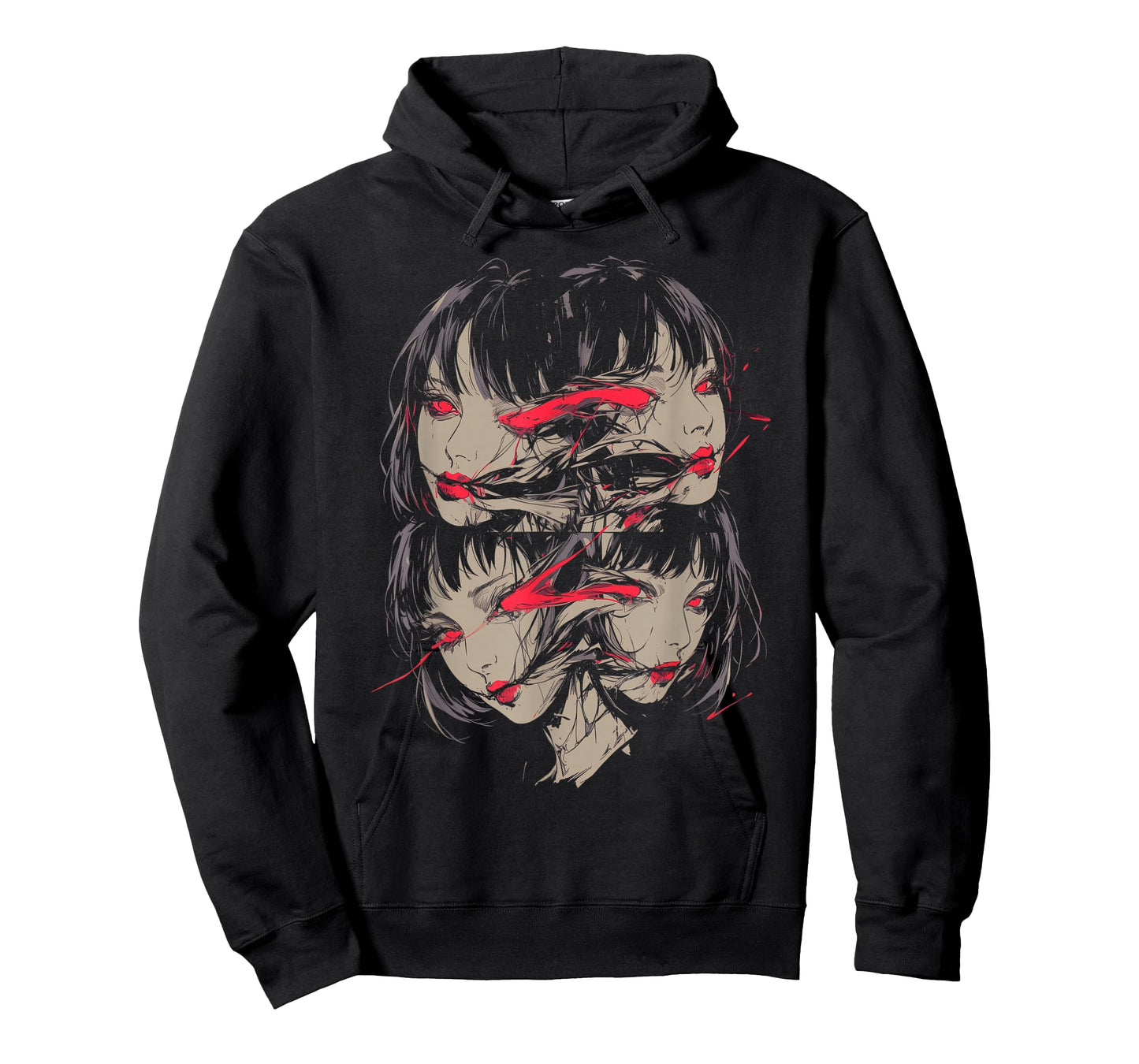 Creepy Horror Anime Manga Girl | Japan Japanese Harajuku T-Shirt