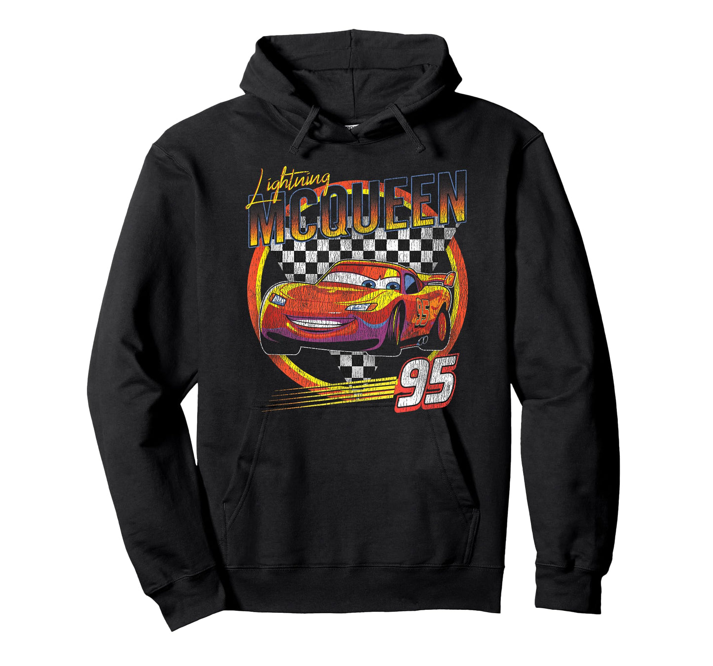 Disney Pixar Cars Lightning McQueen Vintage Race T-Shirt Small