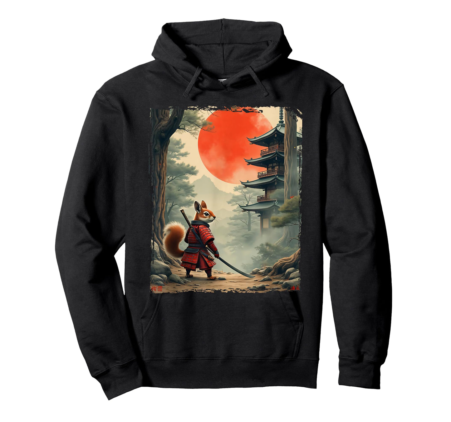 Samurai Squirrel | Japanese Vintage Art, Squirrel T-Shirt
