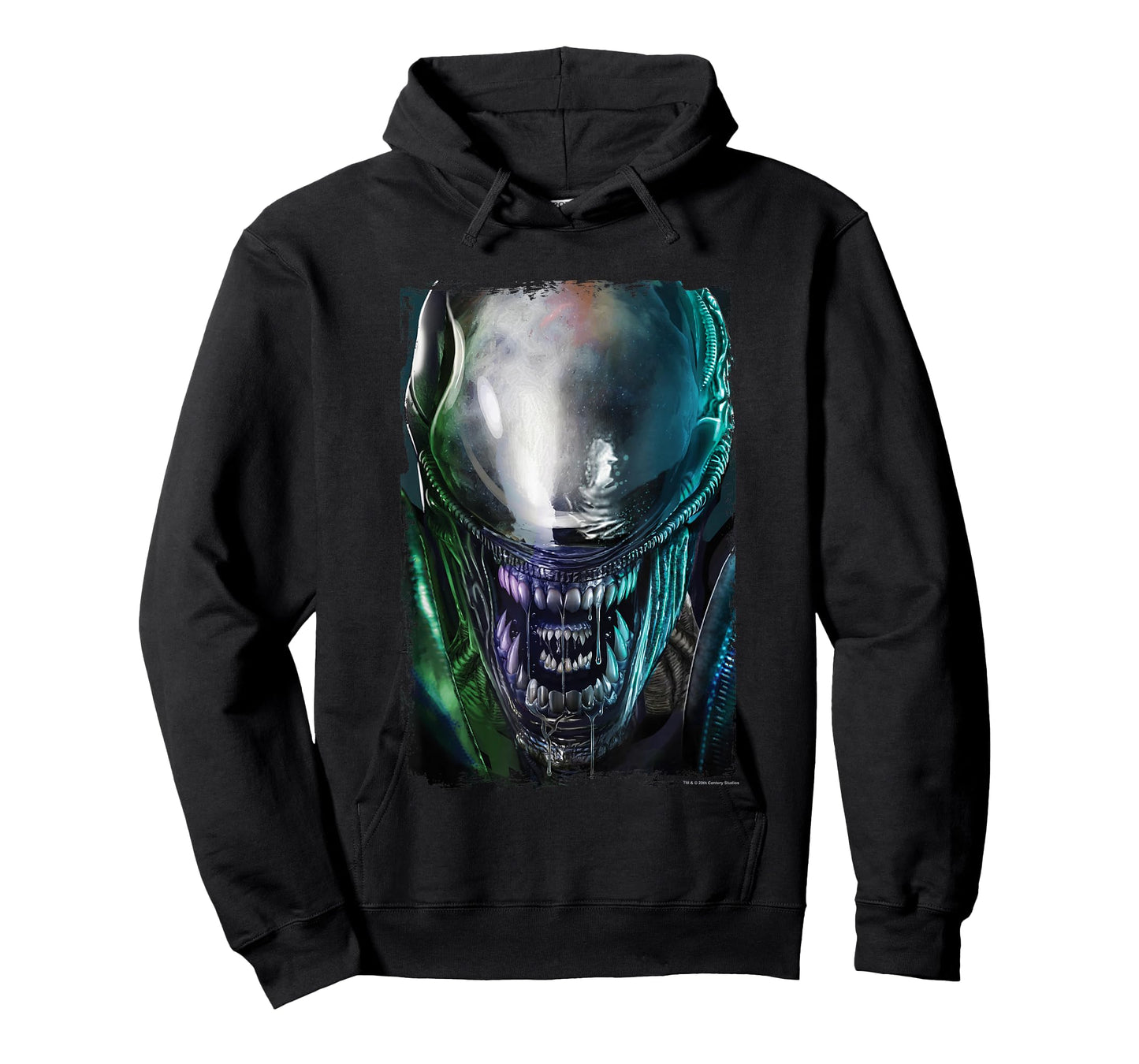 Aliens Epic Dangerous Xenomorph Face Close Up Big Portrait T-Shirt