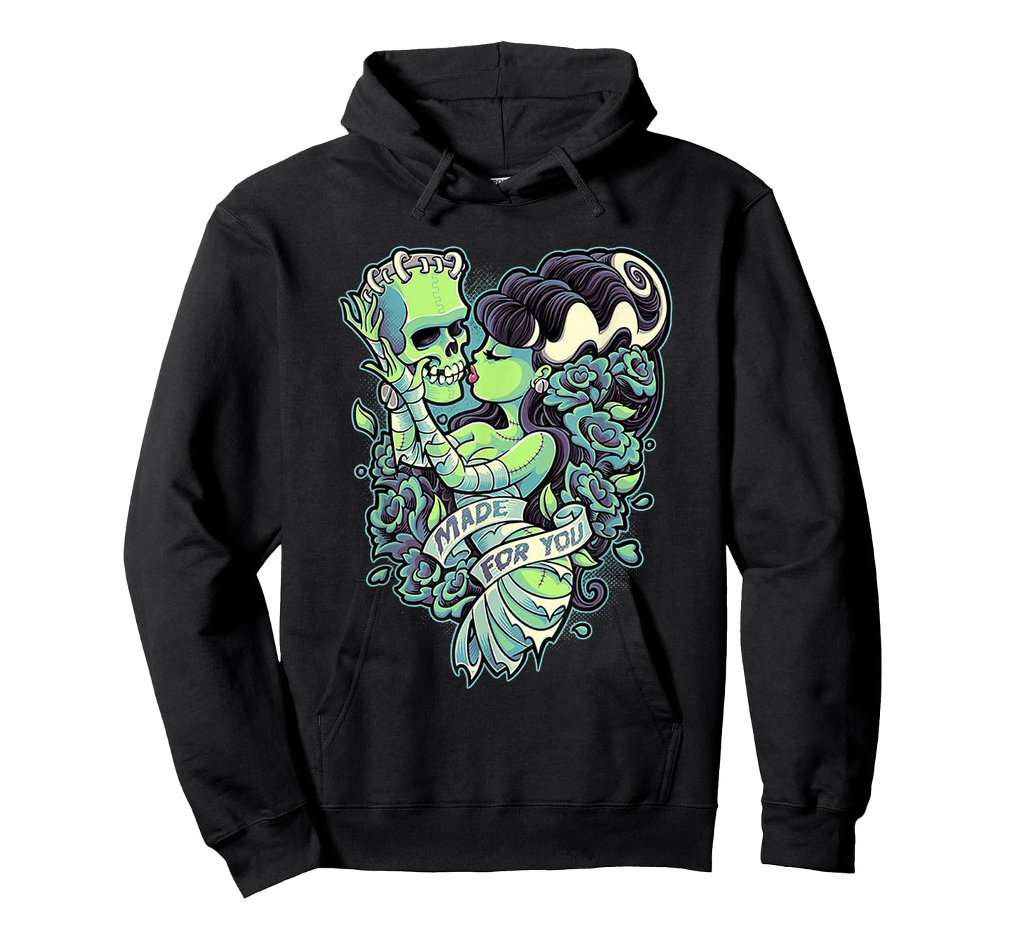Frankenstein and Bride Made for You T-Shirt Small