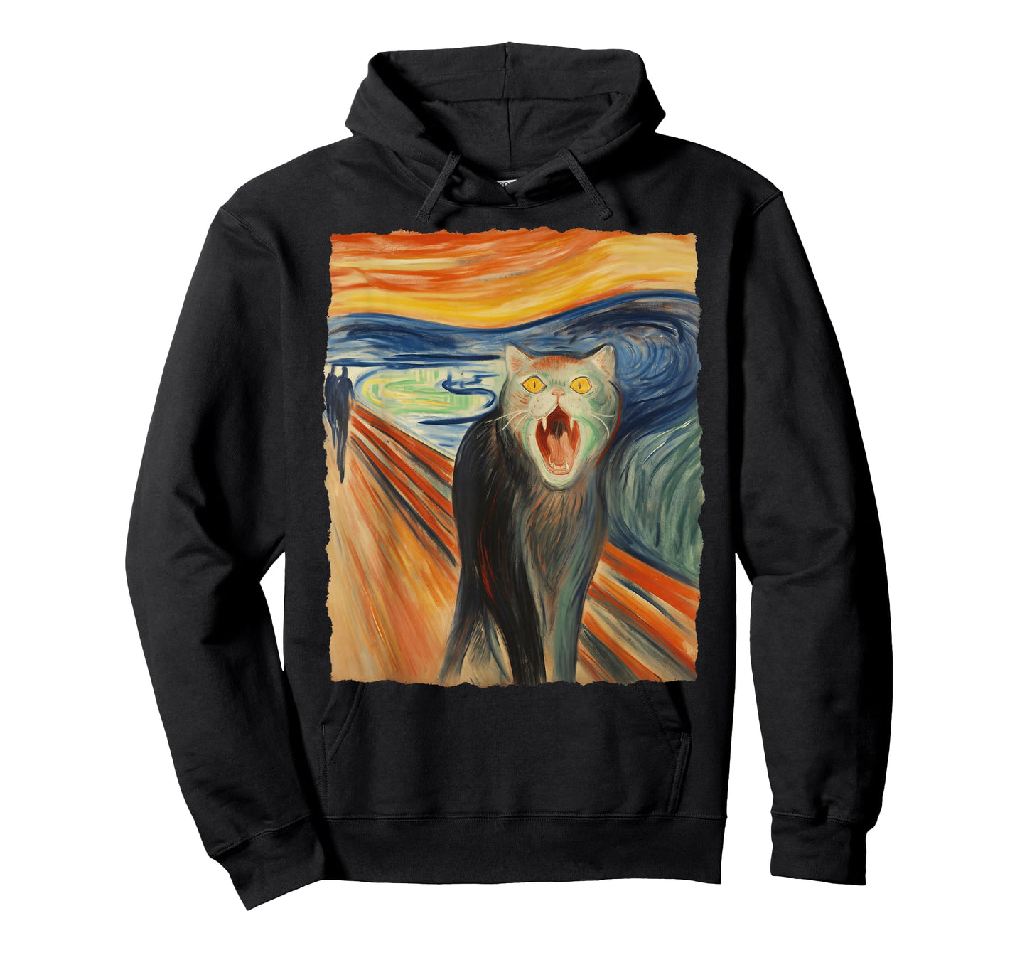The Scream Cat – Fine Art Painting Funny Kitty Lover T-Shirt