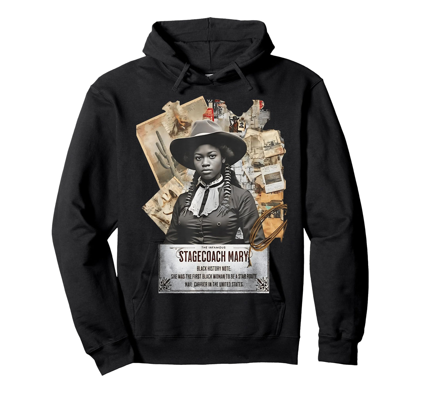 Black Cowgirl Western Rodeo Black History Texas Women T-Shirt