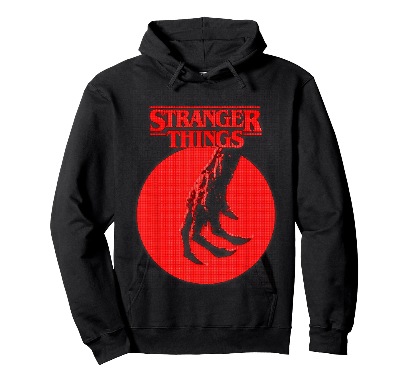 Stranger Things Season 5 Vecna Hand Pixelated Logo T-Shirt