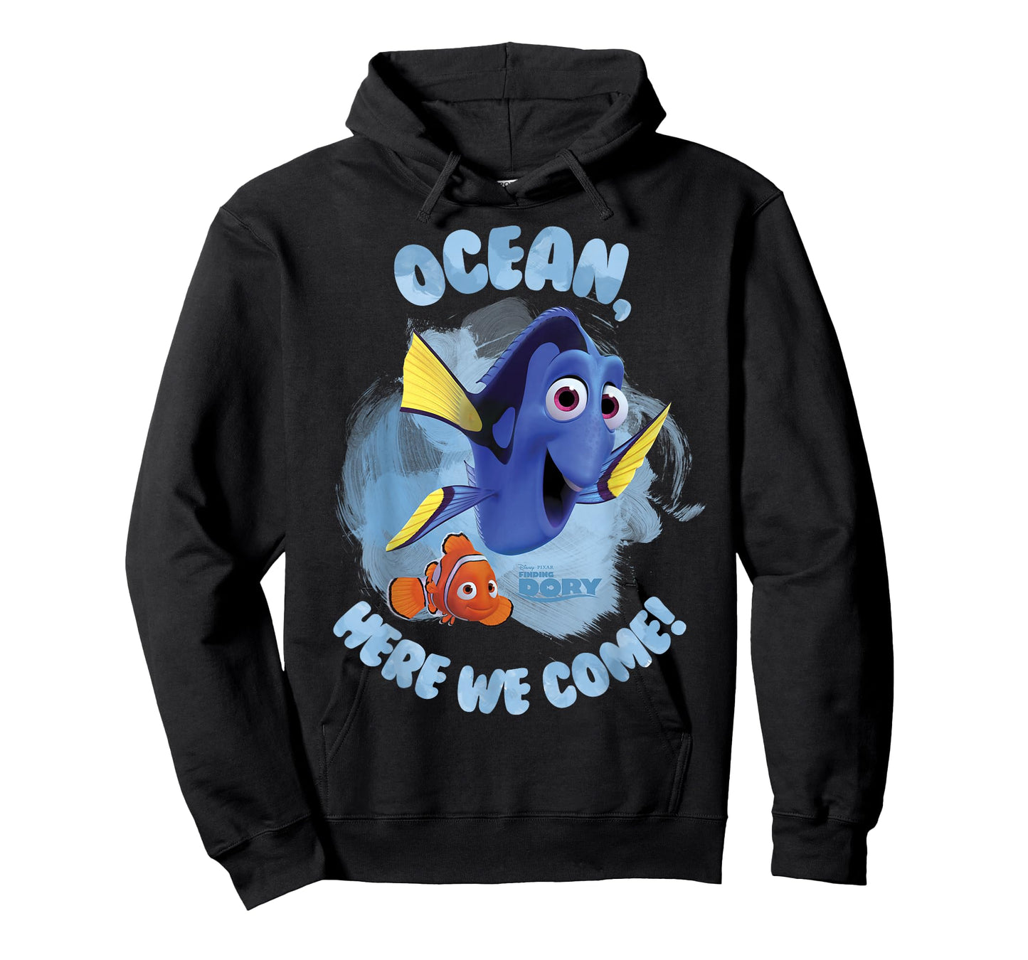 Disney Pixar Finding Dory Ocean Here We Come Watercolor T-Shirt