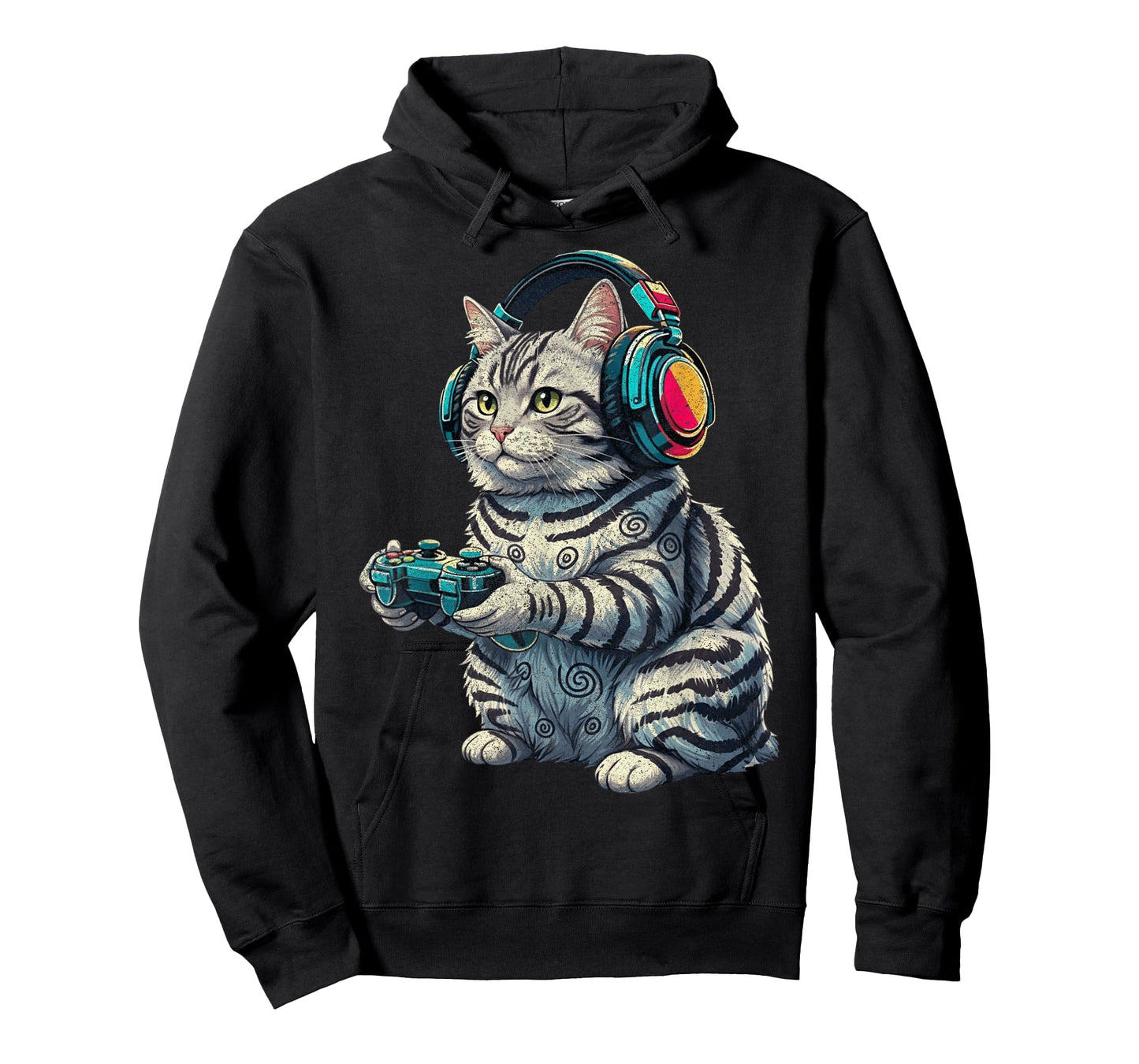 Funny Cat Video Games for Gamer T-Shirt