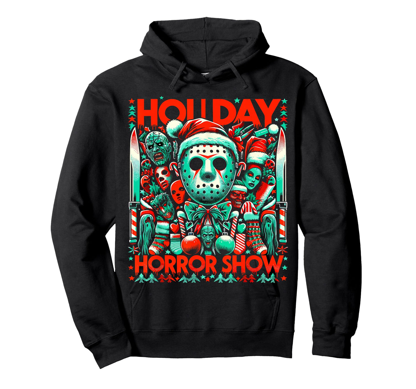 Holiday Horror Show - Slasher and Christmas Fusion T-Shirt