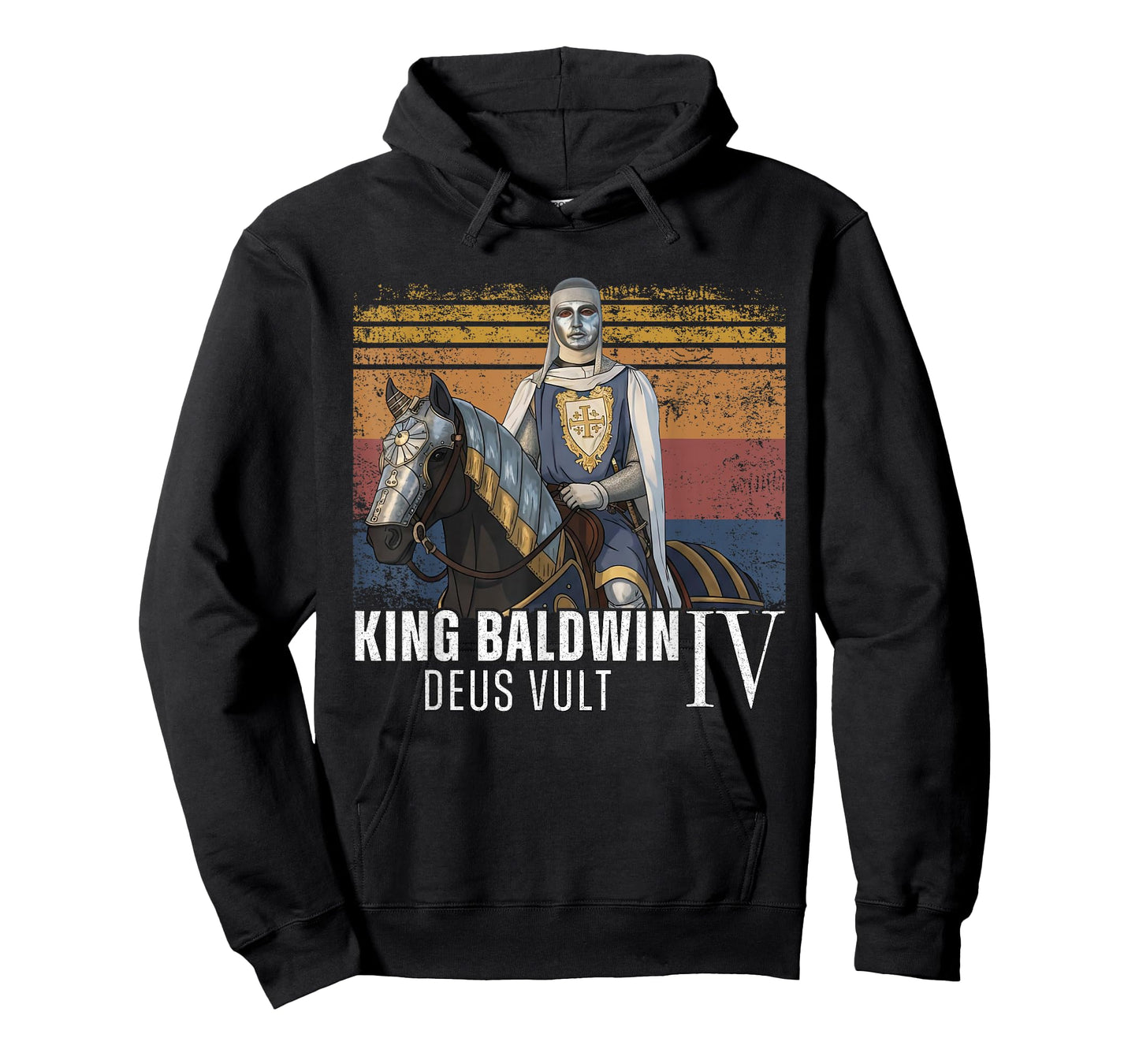 Silver Mask King Baldwin IV Golden Mask Medieval Art T-Shirt
