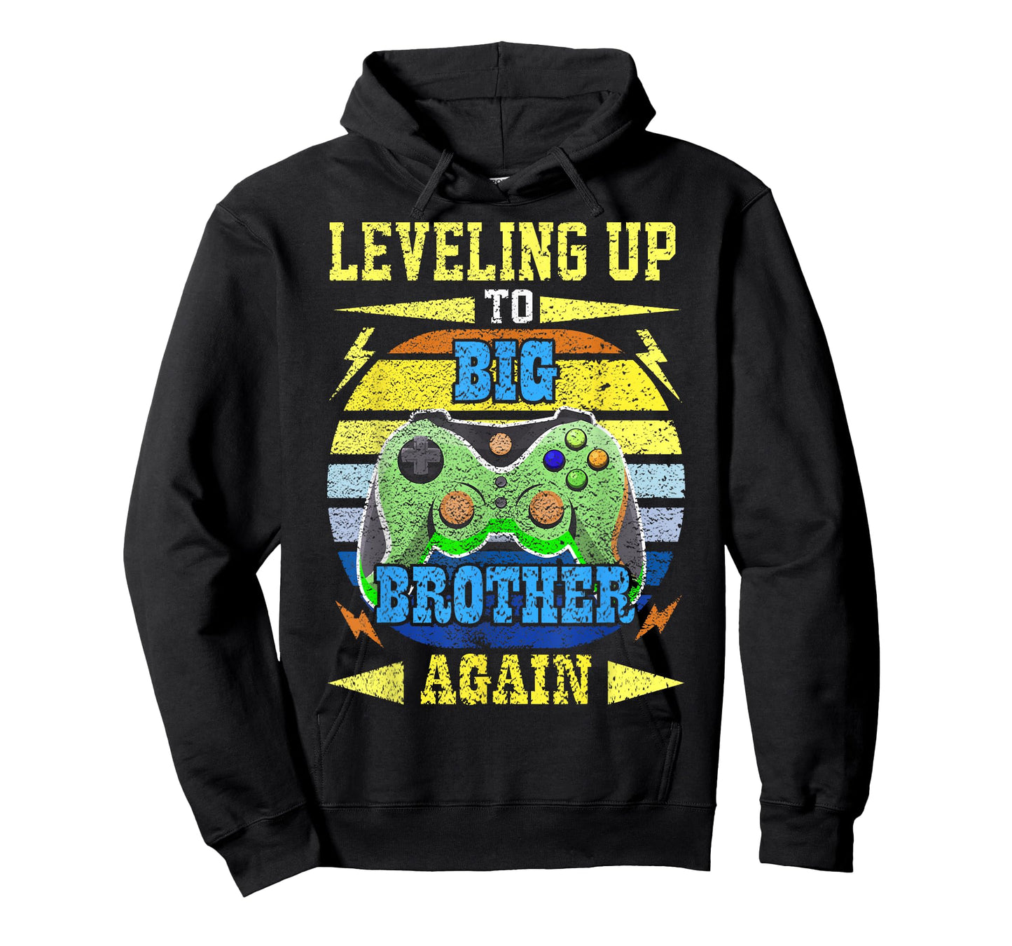 Funny Leveling Up To Big Brother Again Big Bro Gaming Gifts T-Shirt