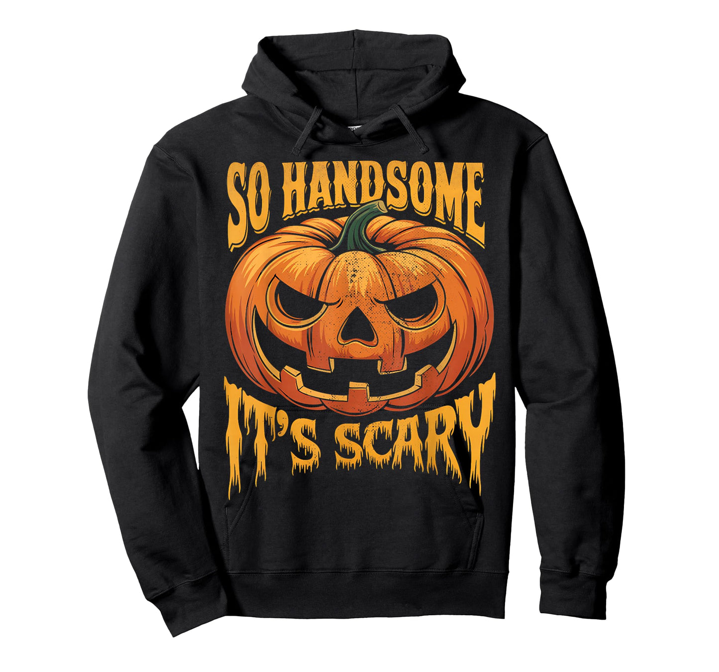 Halloween Pumpkin So Handsome It's Scary Jack O Lantern T-Shirt