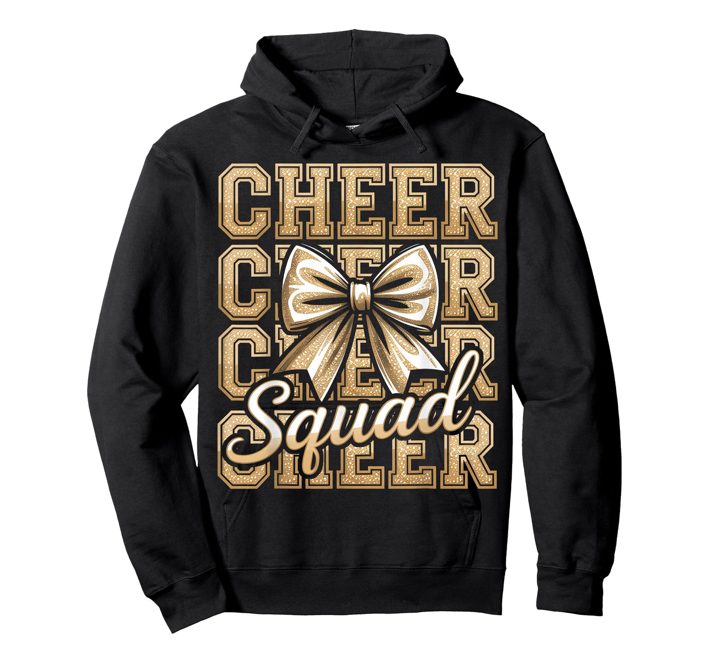 Cheer Squad Gold Funny Sport Cheerleader Cheerleading Team T-Shirt