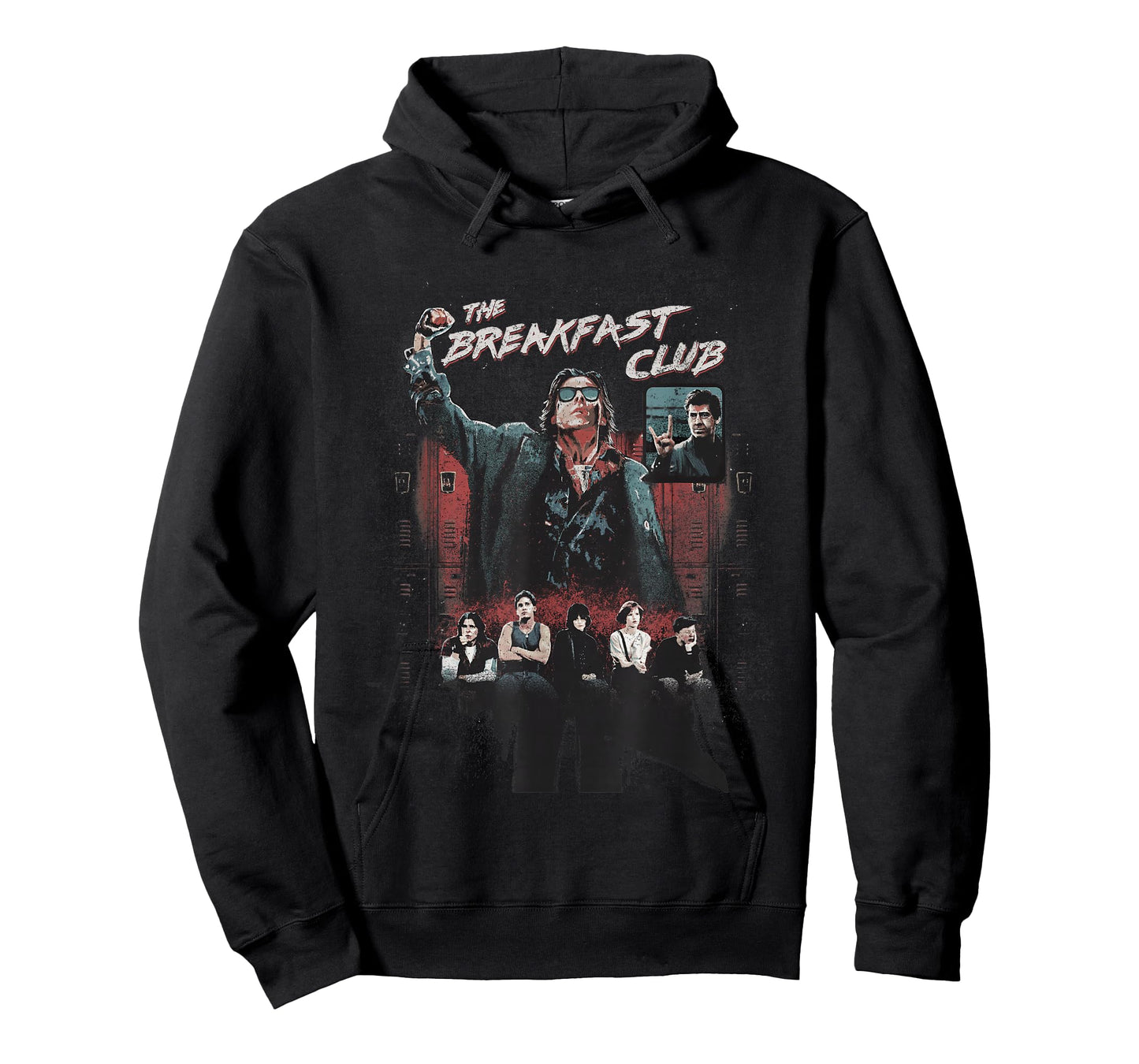 Breakfast Club Vintage Main Cast Logo Graphic T-Shirt T-Shirt