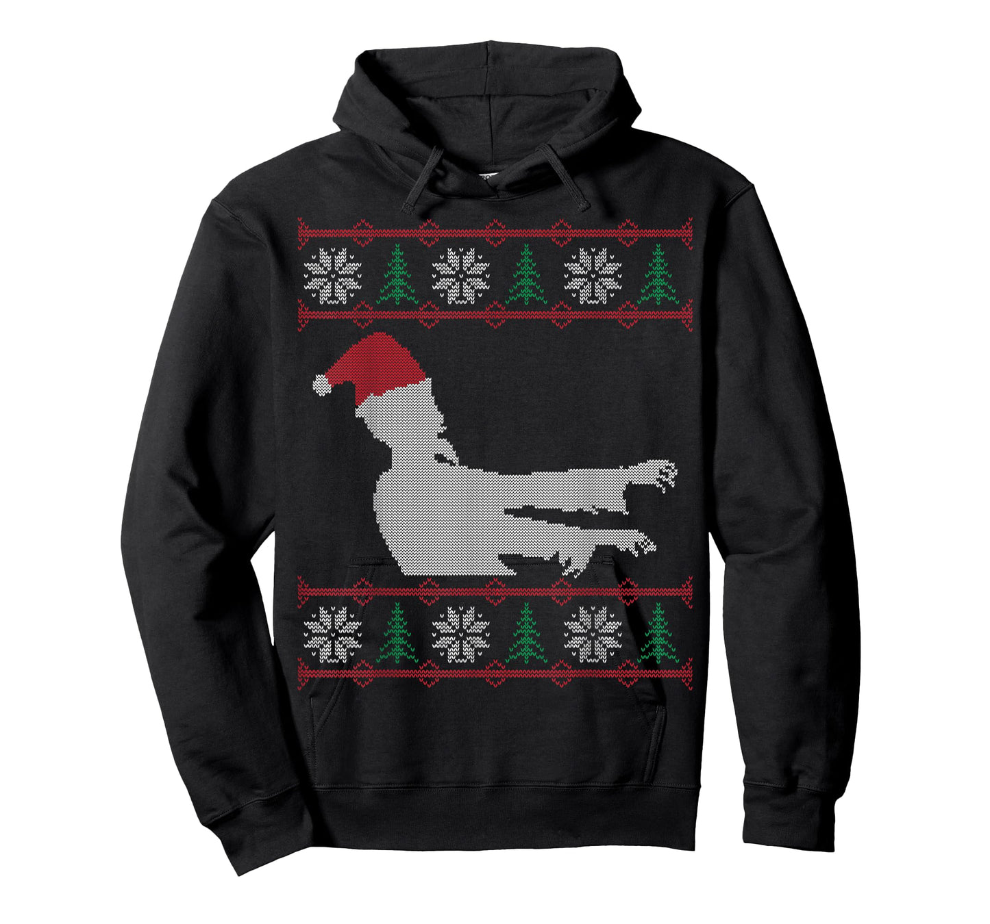 Zombie Santa Ugly Christmas T-Shirt