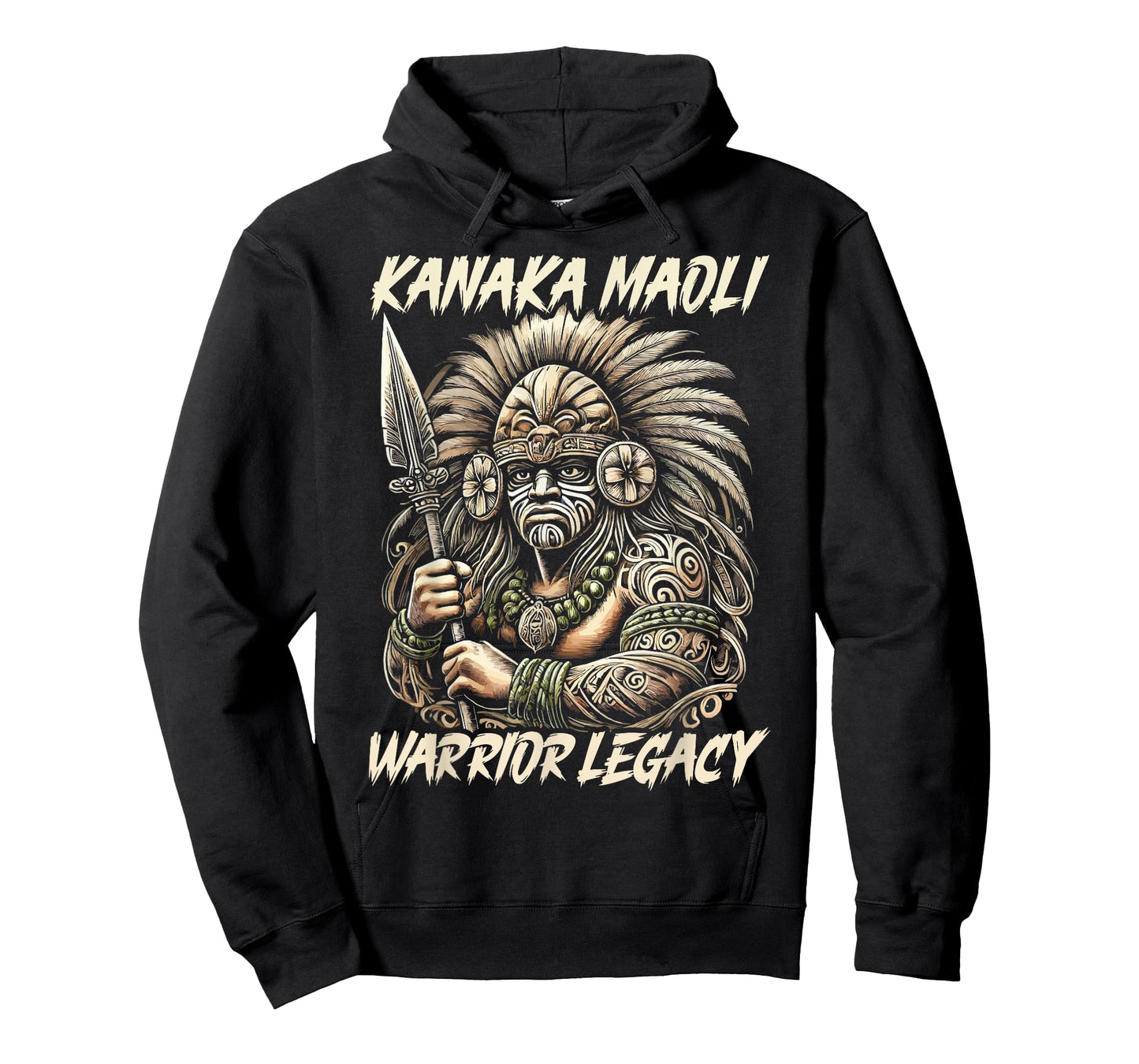 Kanaka Maoli Warrior Native Hawaiian Islands Hawaii Flag T-Shirt