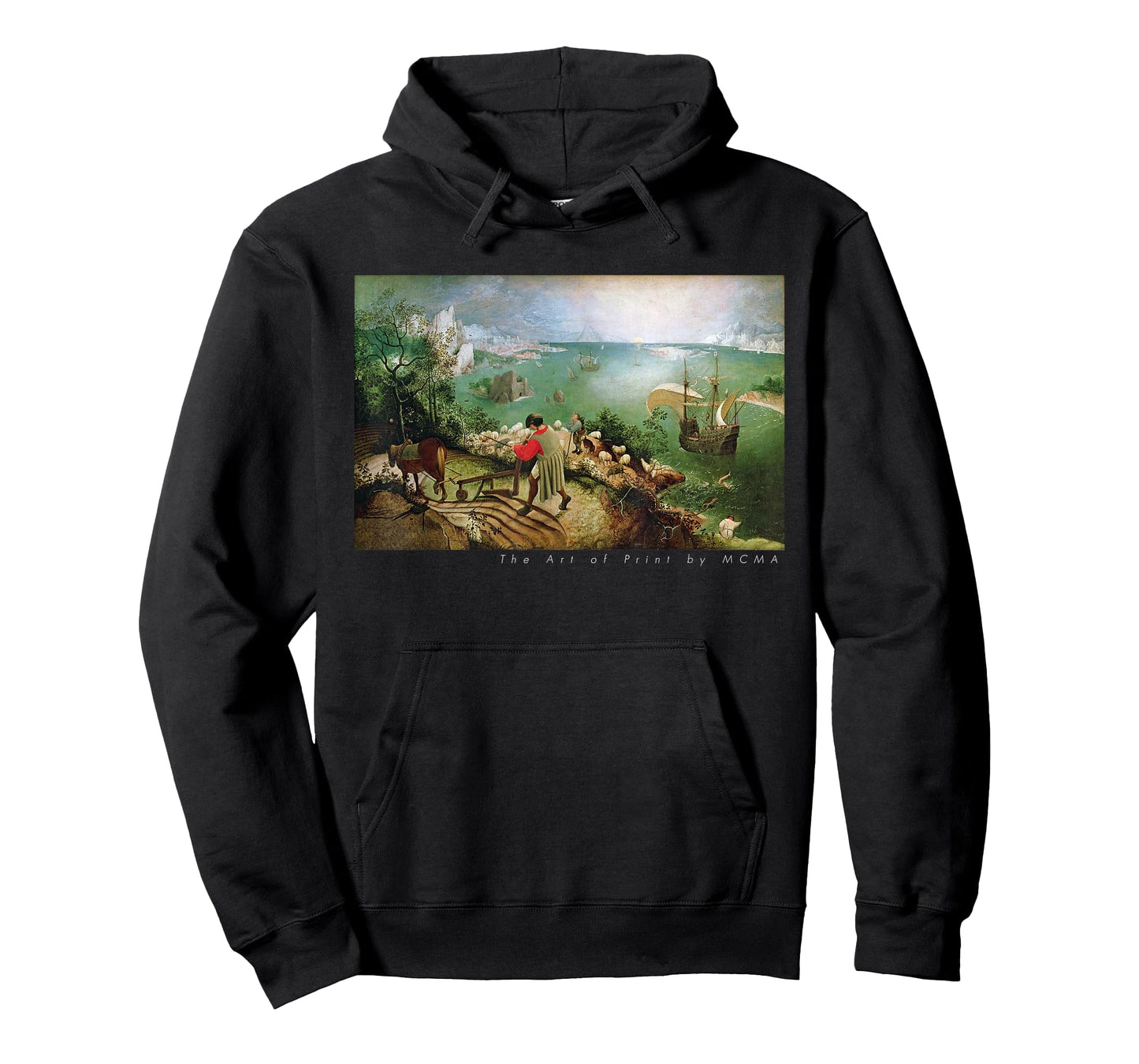 Landscape with the Fall of Icarus, Fine Art Print Graphic T-Shirt
