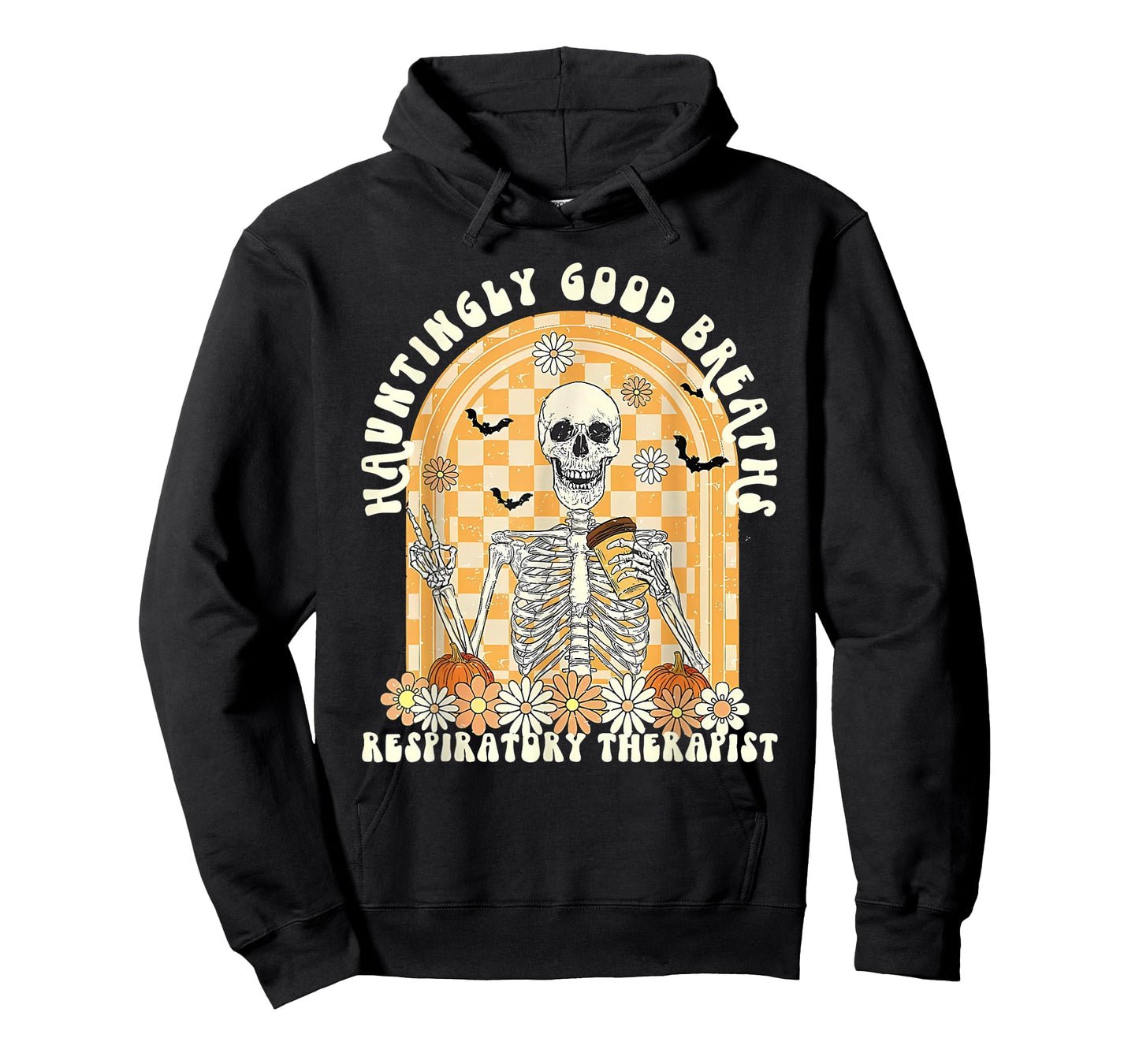 Hauntingly Good Breaths Respiratory Therapist RT Halloween T-Shirt