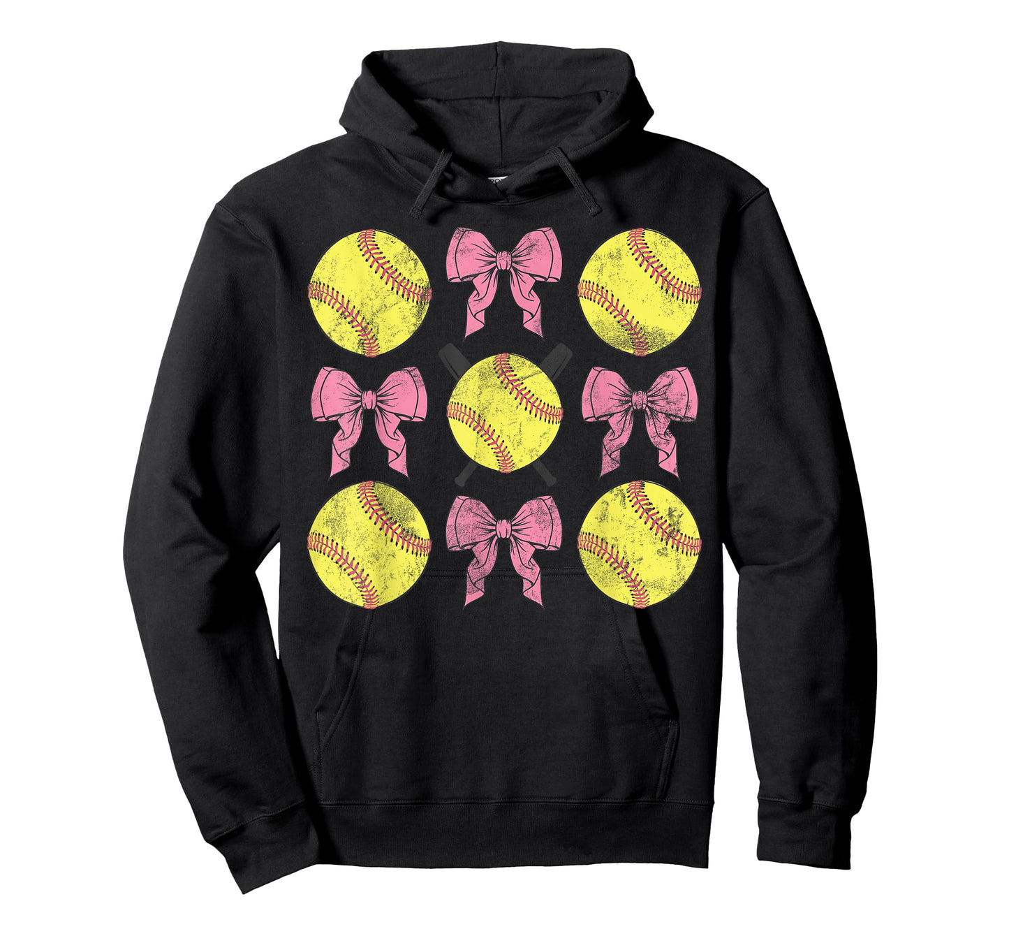 Softball Coquette Bows Game Day Softball Lover T-Shirt