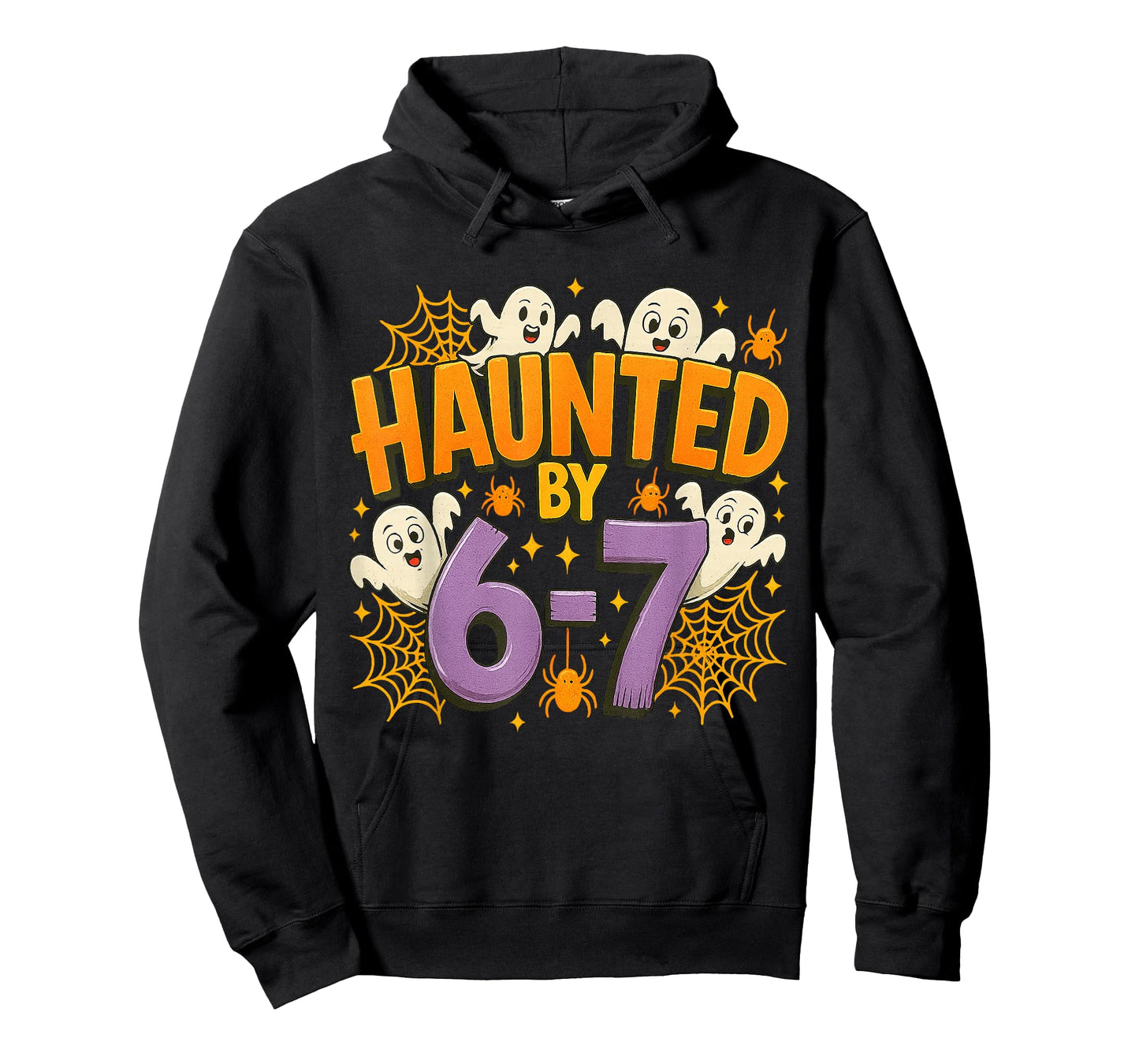 Haunted by 67 Funny Six Seven 67 Meme Spooky Ghost Halloween T-Shirt