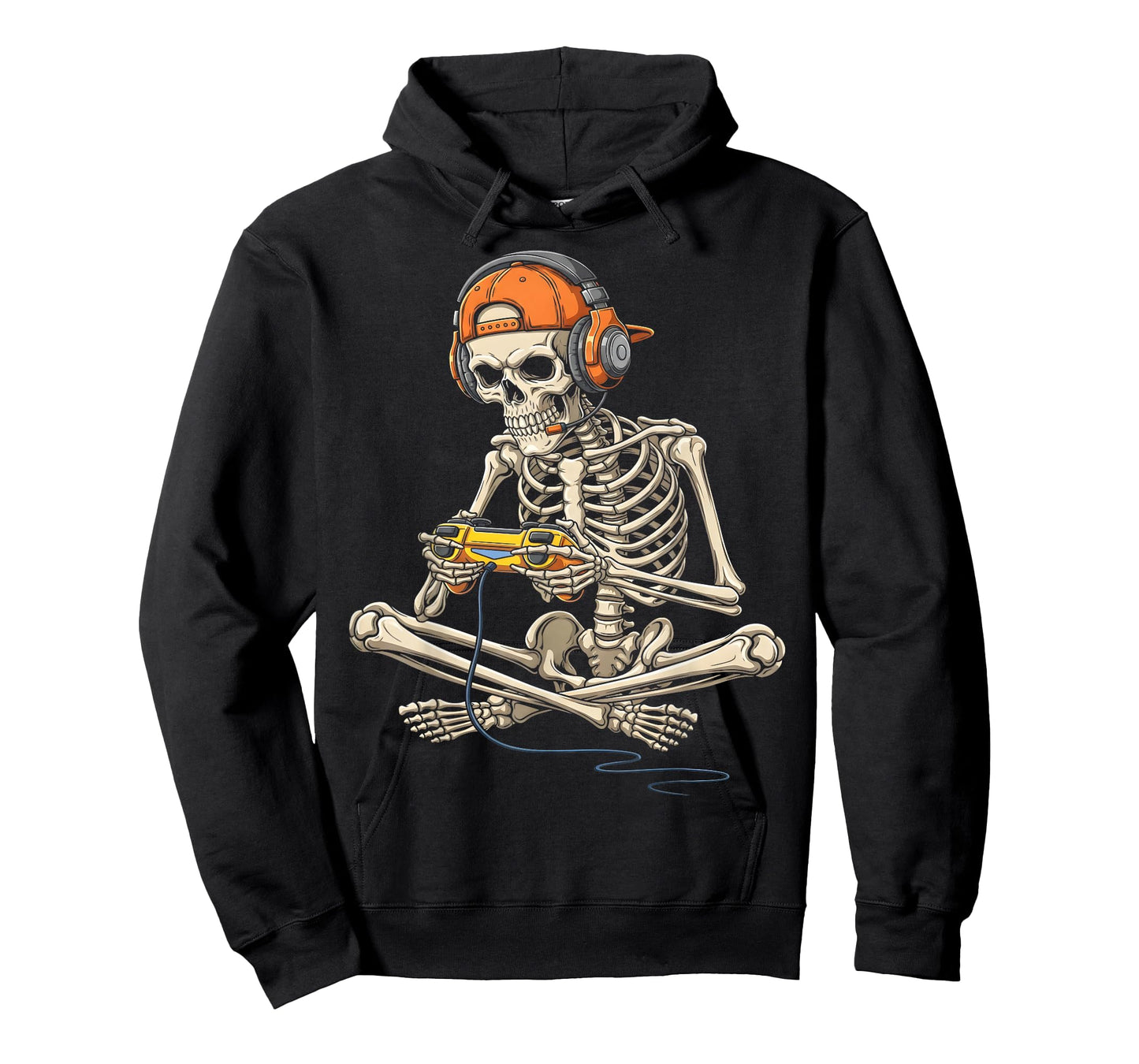 Halloween Skeleton Gamer Video Gaming Funny Gaming Skeleton T-Shirt
