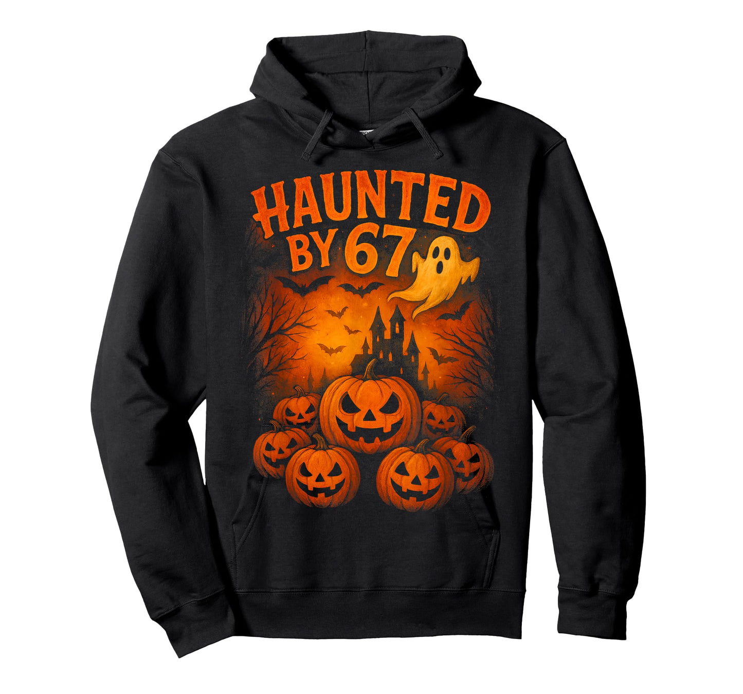67 Meme Trendy Ghost Halloween Funny Six Seven Gen Alpha Z T-Shirt