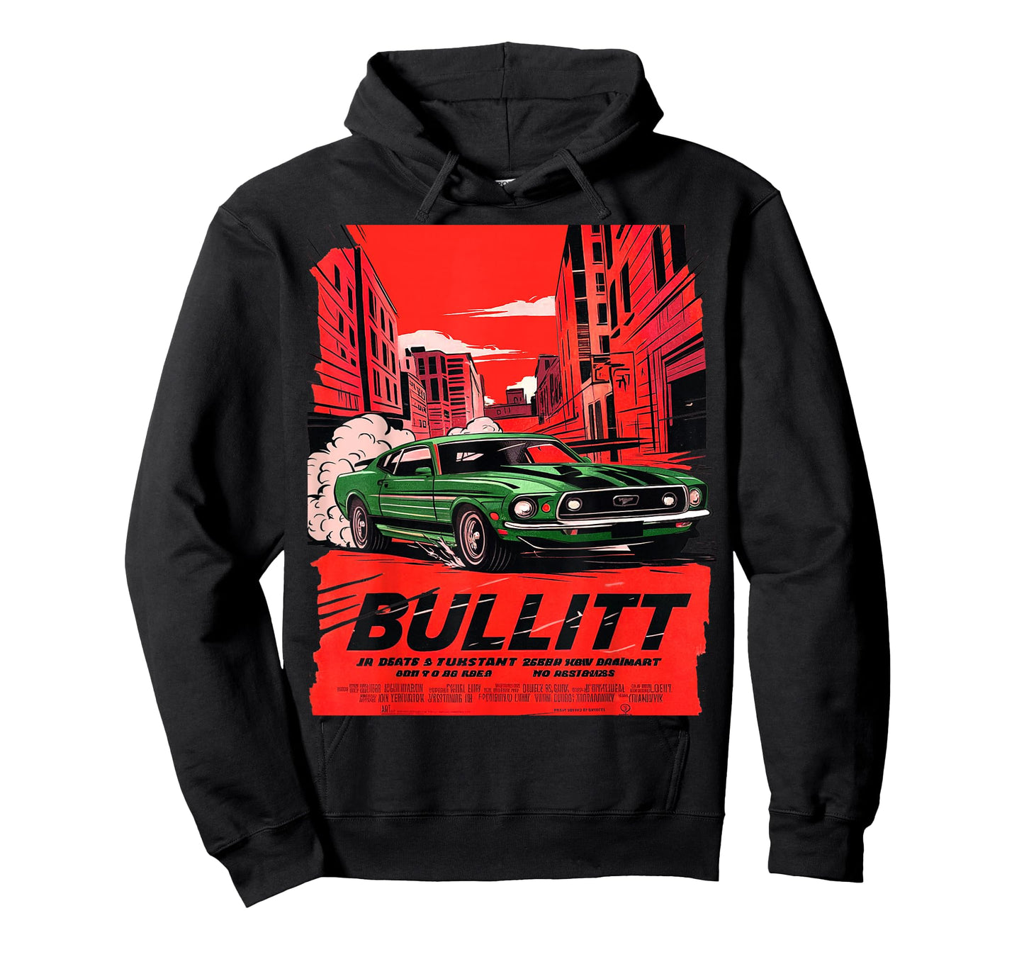 The movie Bullitt muscle car illustration T-Shirt
