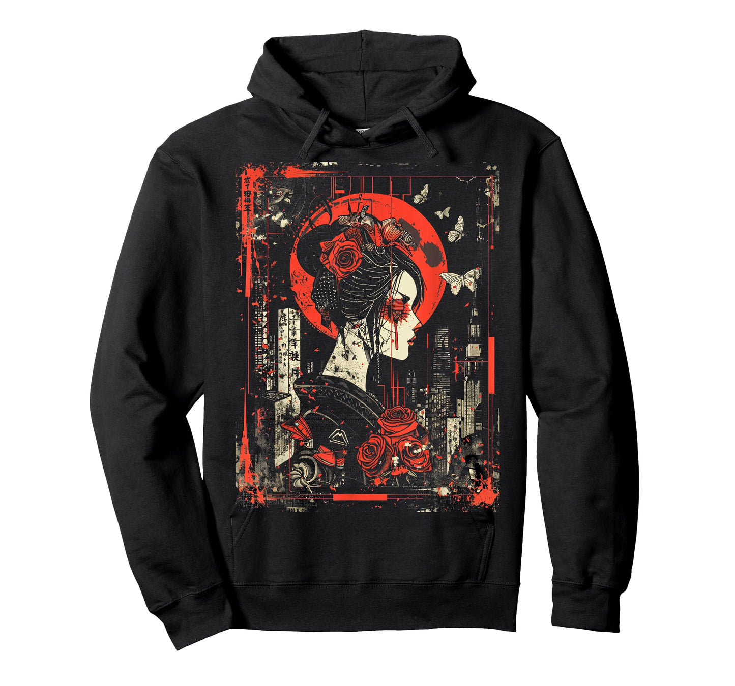 Anime Japanese Goth Cyberpunk City Demon T-Shirt