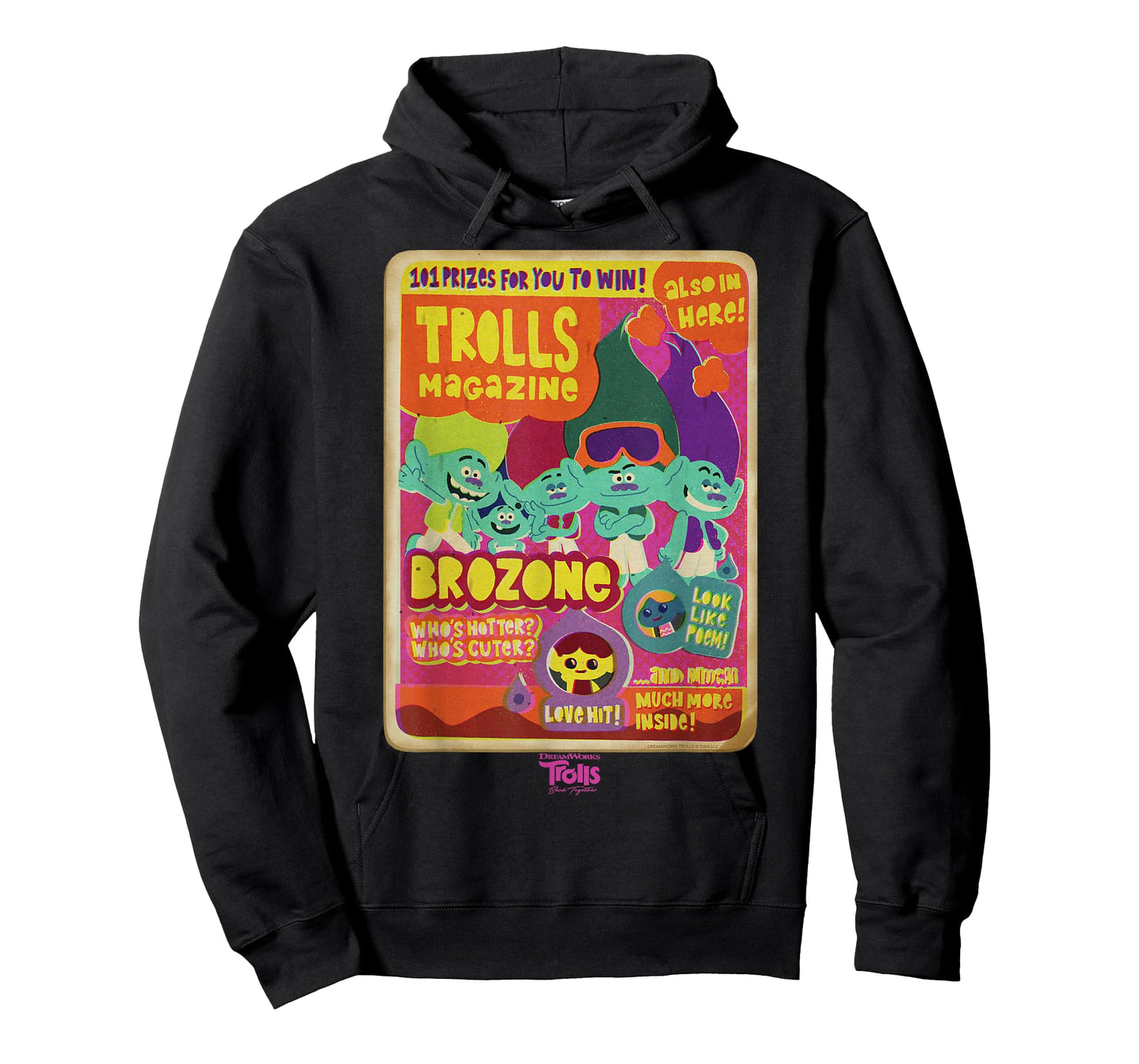 DreamWorks Trolls Band Together Brozone Magazine Cover T-Shirt