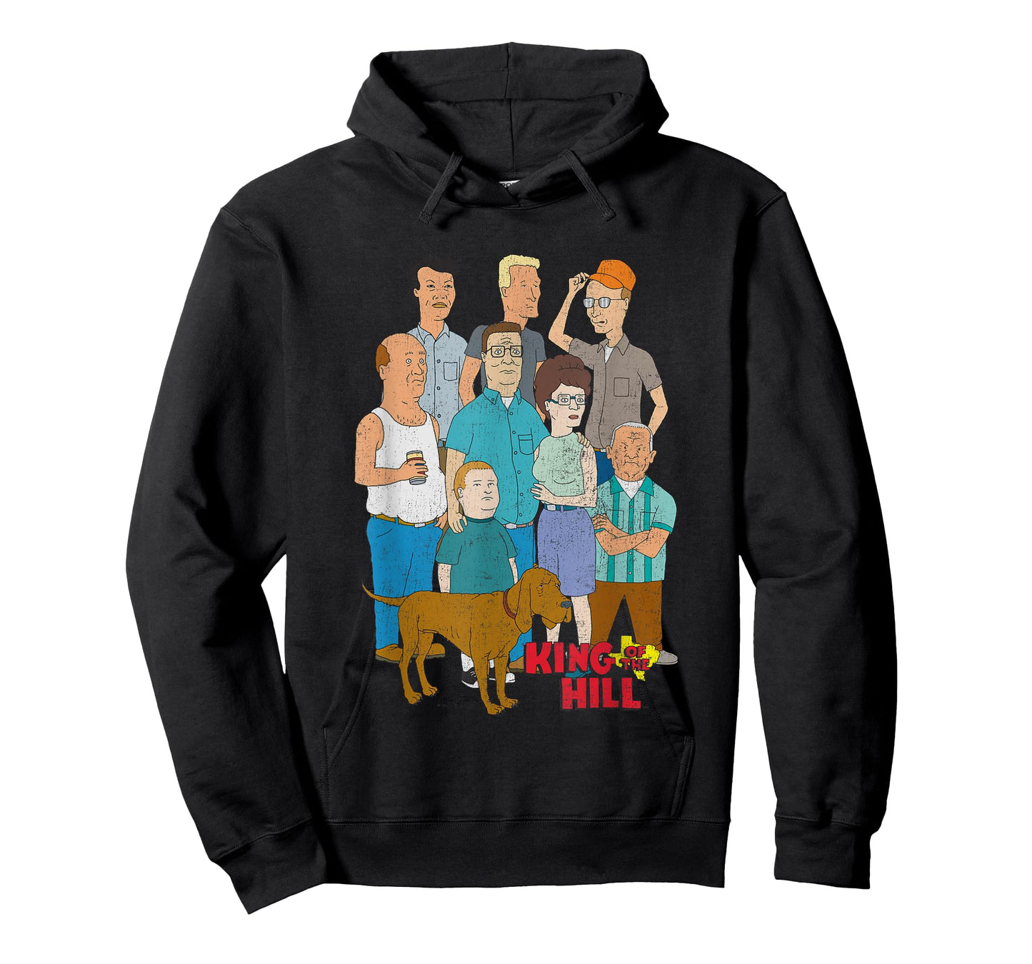 King of The Hill Iconic Characters Group Shot Retro Poster T-Shirt