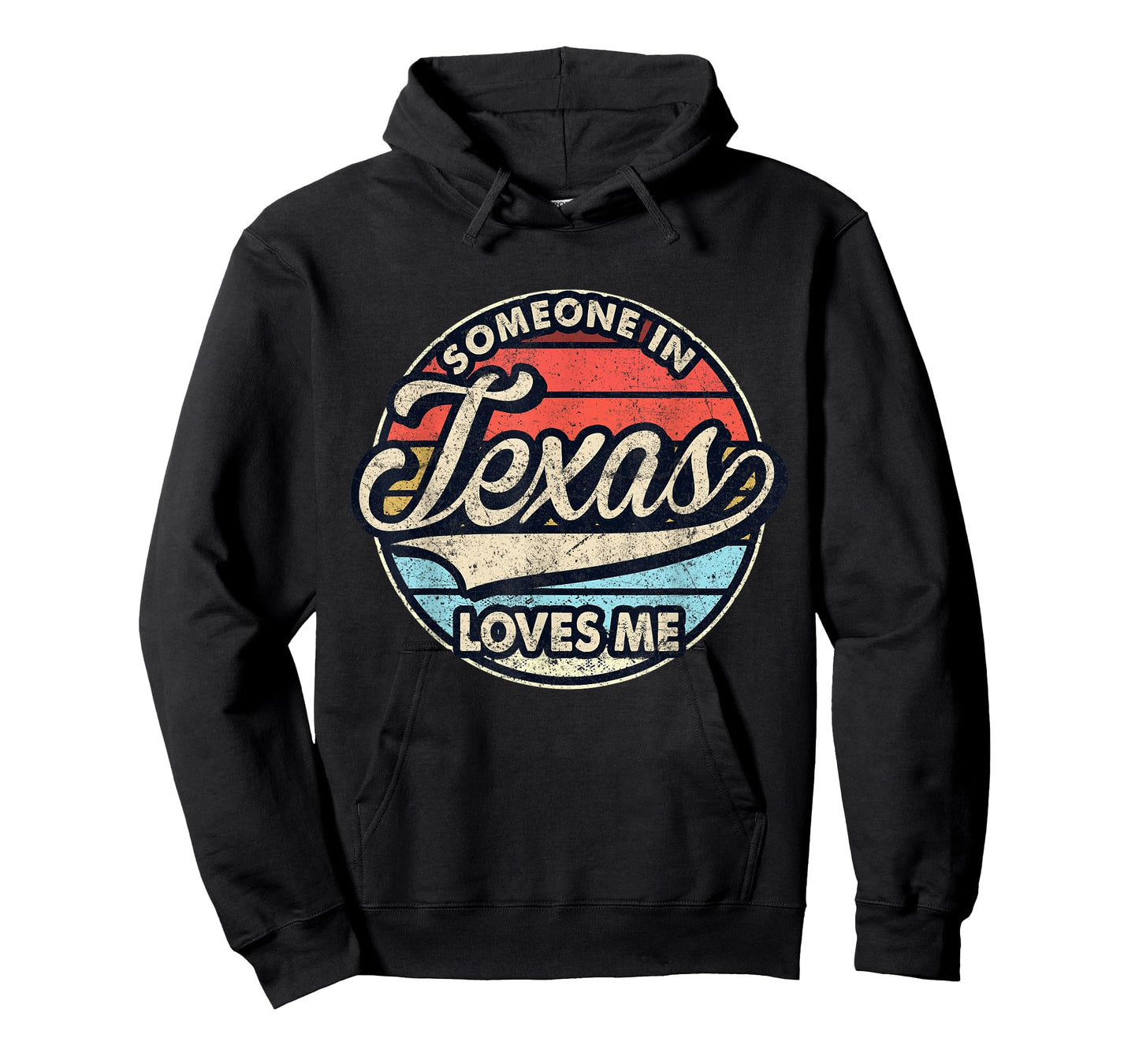 Someone in Texas Loves Me US State Cool Retro T-Shirt
