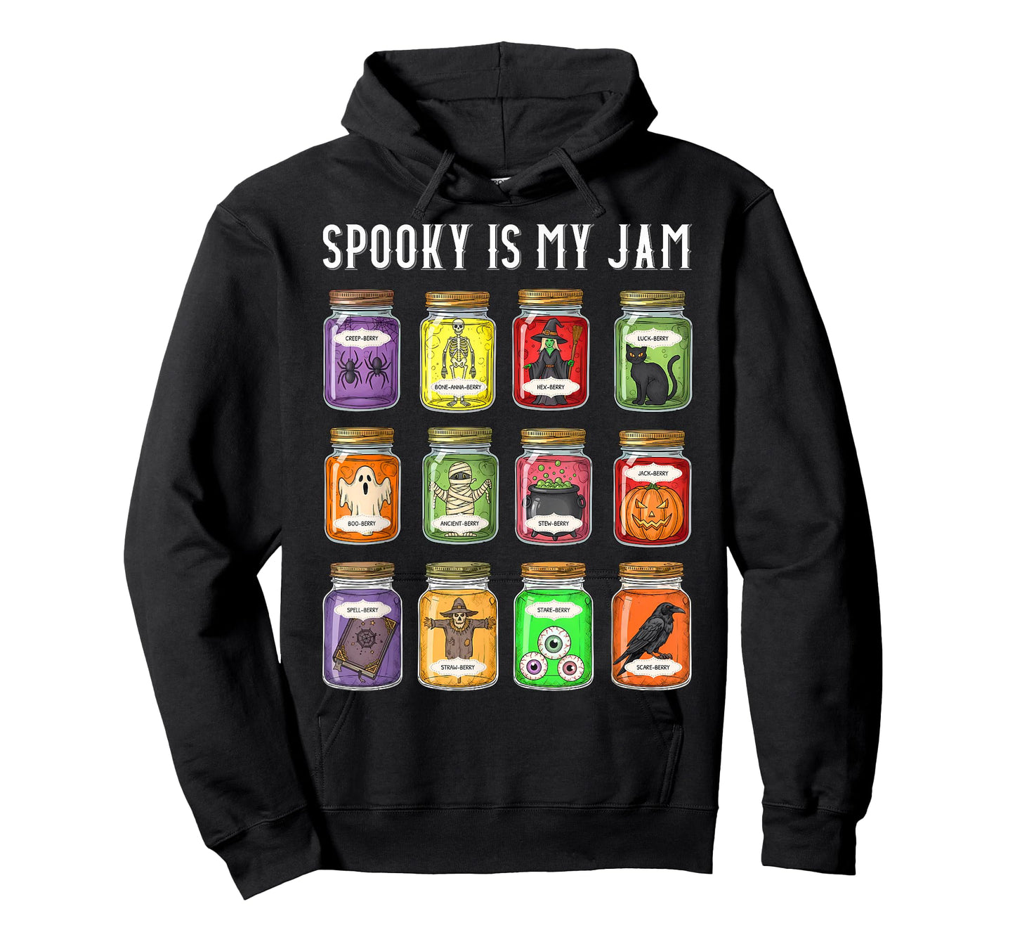 Spooky is My Jam Funny Halloween Jelly Preserves Jars Fall T-Shirt