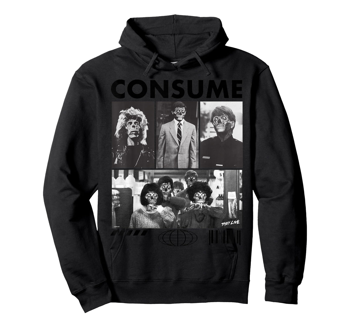 They Live Consume Aliens Collage T-Shirt