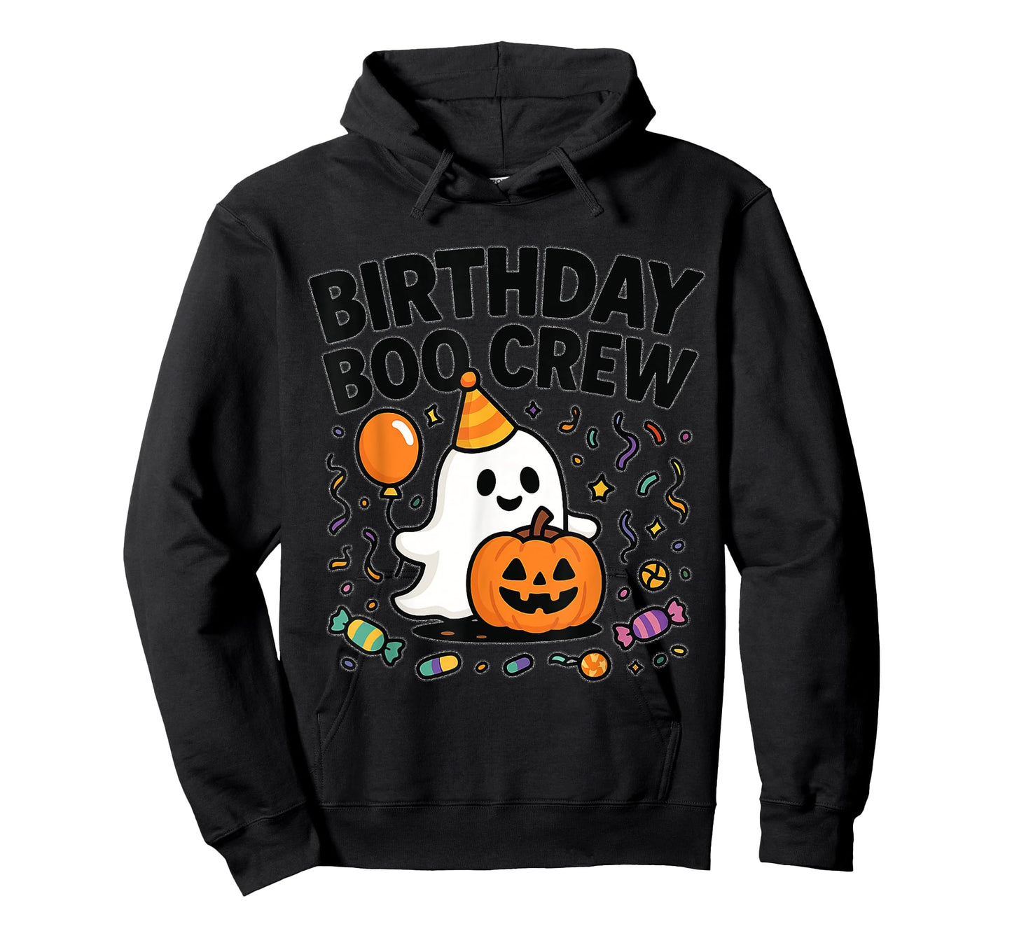 Birthday Boo Crew Halloween Ghost Birthday T-Shirt