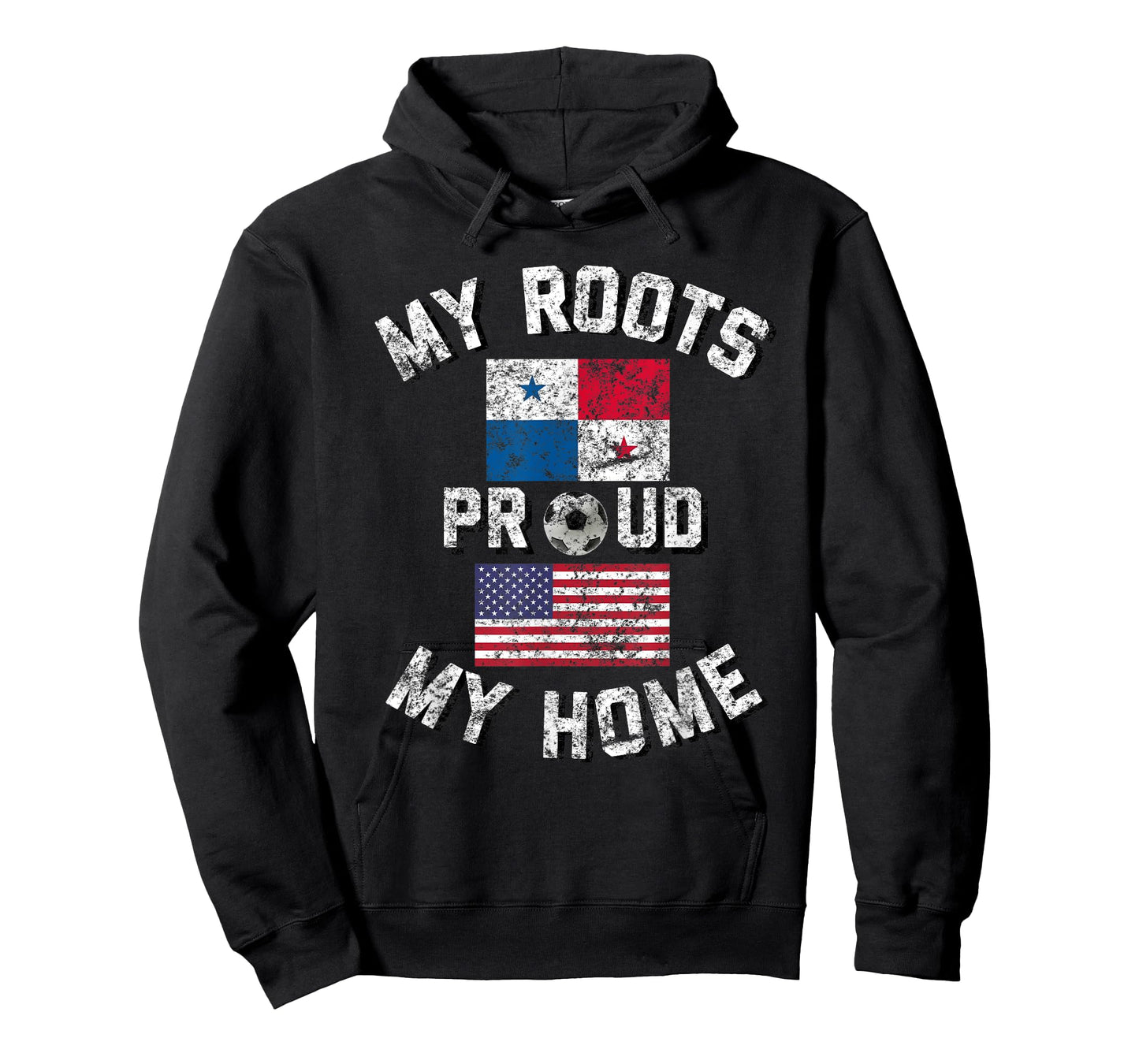 Panama Soccer My Roots My Home Vintage Flag Fan Shirt T-Shirt
