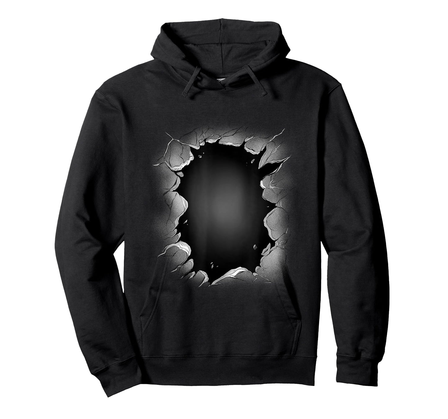 Hole in wall optical illusion T-Shirt