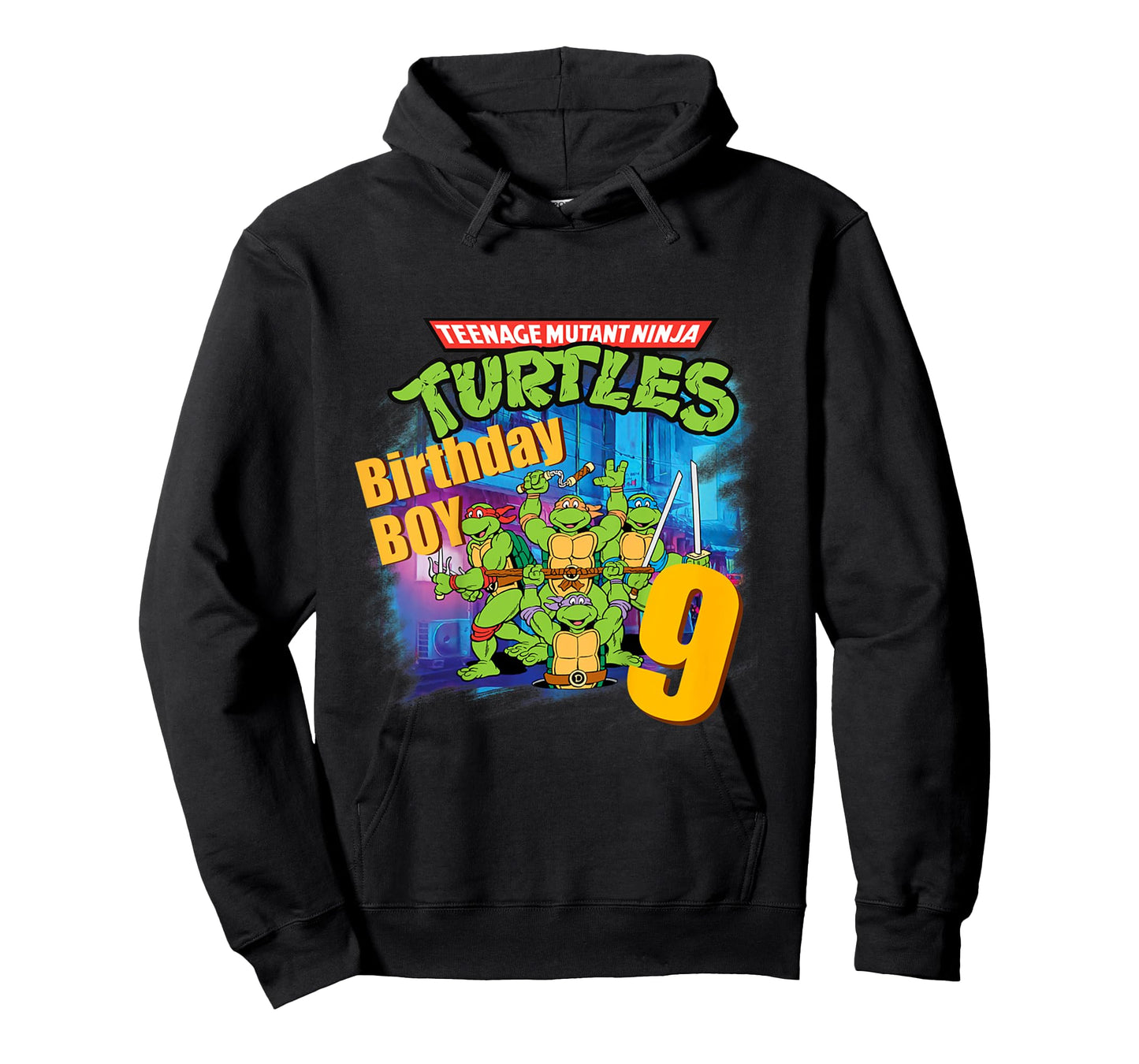 Mademark x Teenage Mutant Ninja Turtles - Kids Original Teenage Mutant Ninja Turtles Classic 9th Birthday T-Shirt