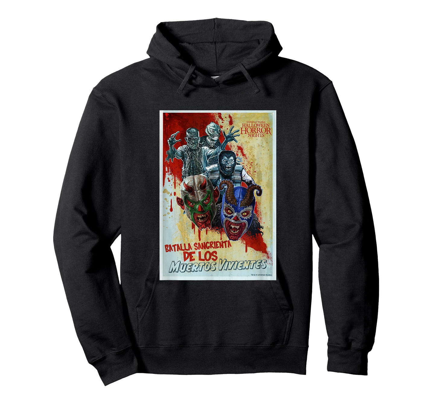 Halloween Horror Nights Luchadores Monstruosos T-Shirt