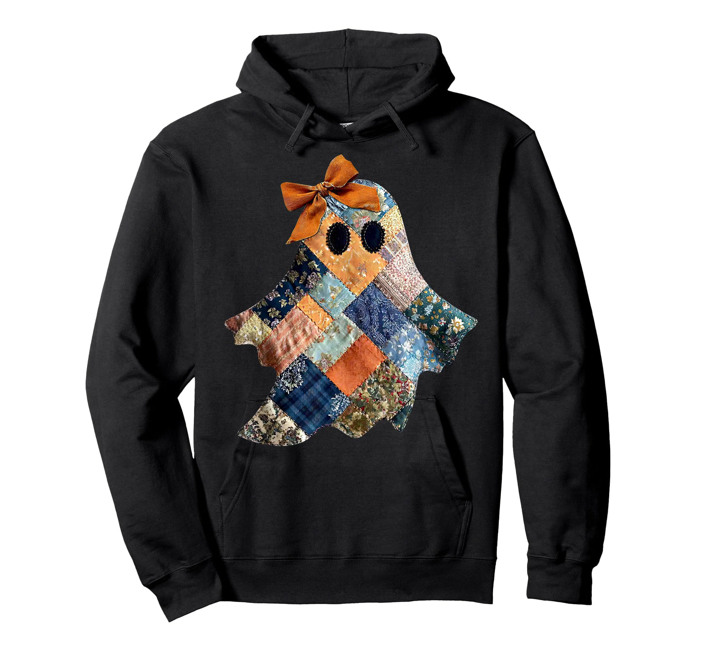 Patchwork Quilter Fall Ghost Bow Quilt Block Autumn Quilting T-Shirt