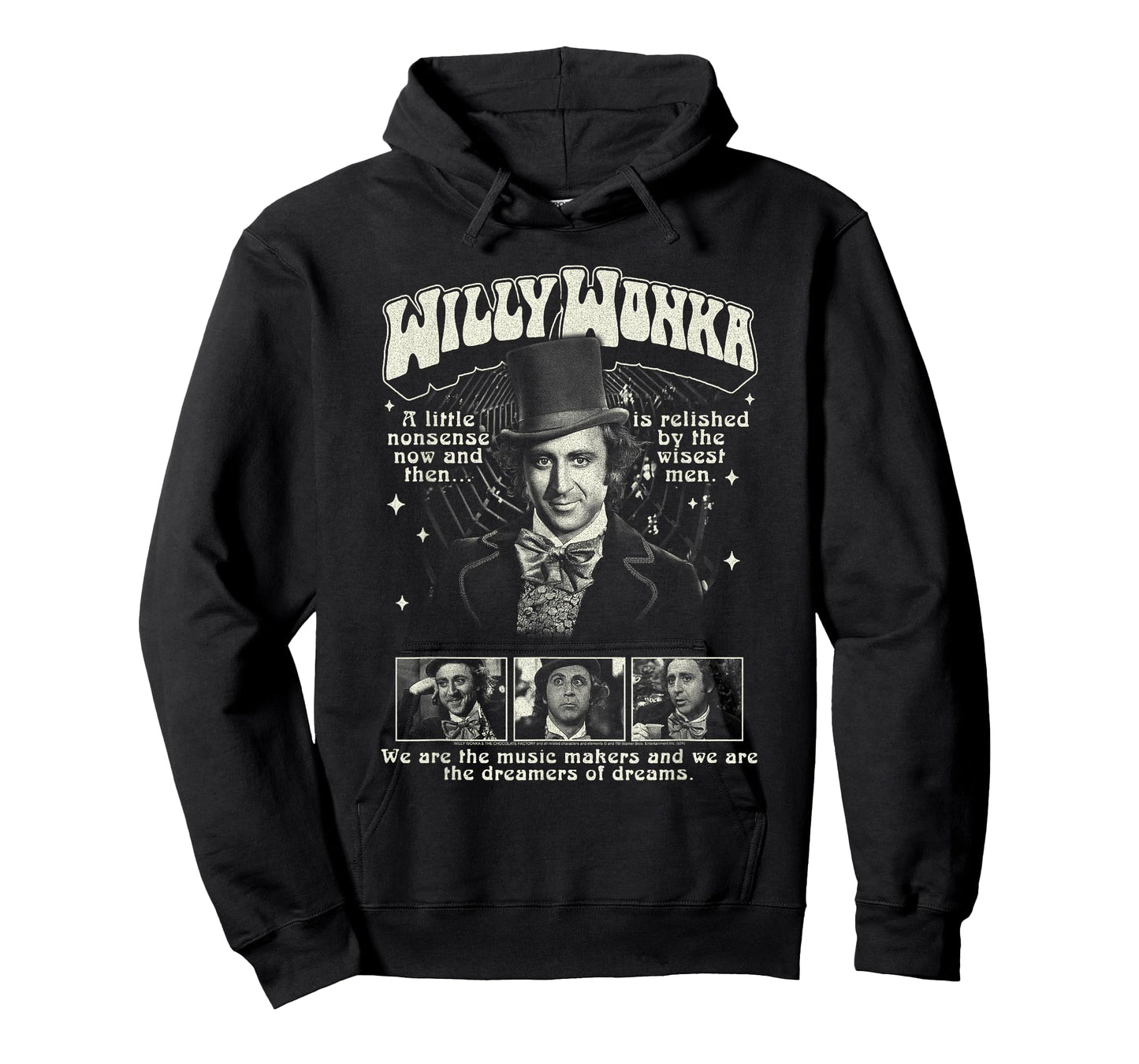 Willy Wonka and The Chocolate Factory Wonka Collage Movie T-Shirt