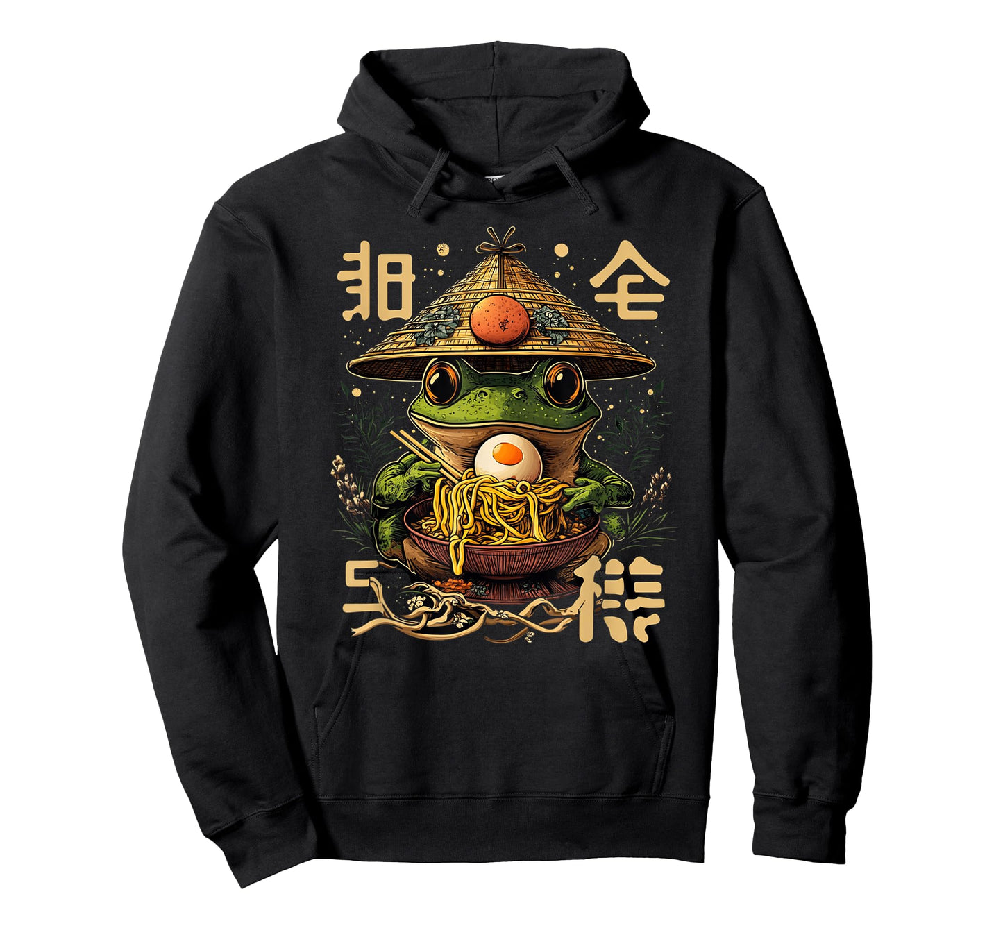 Frog Eating Ramen Kawaii Neko T-Shirt