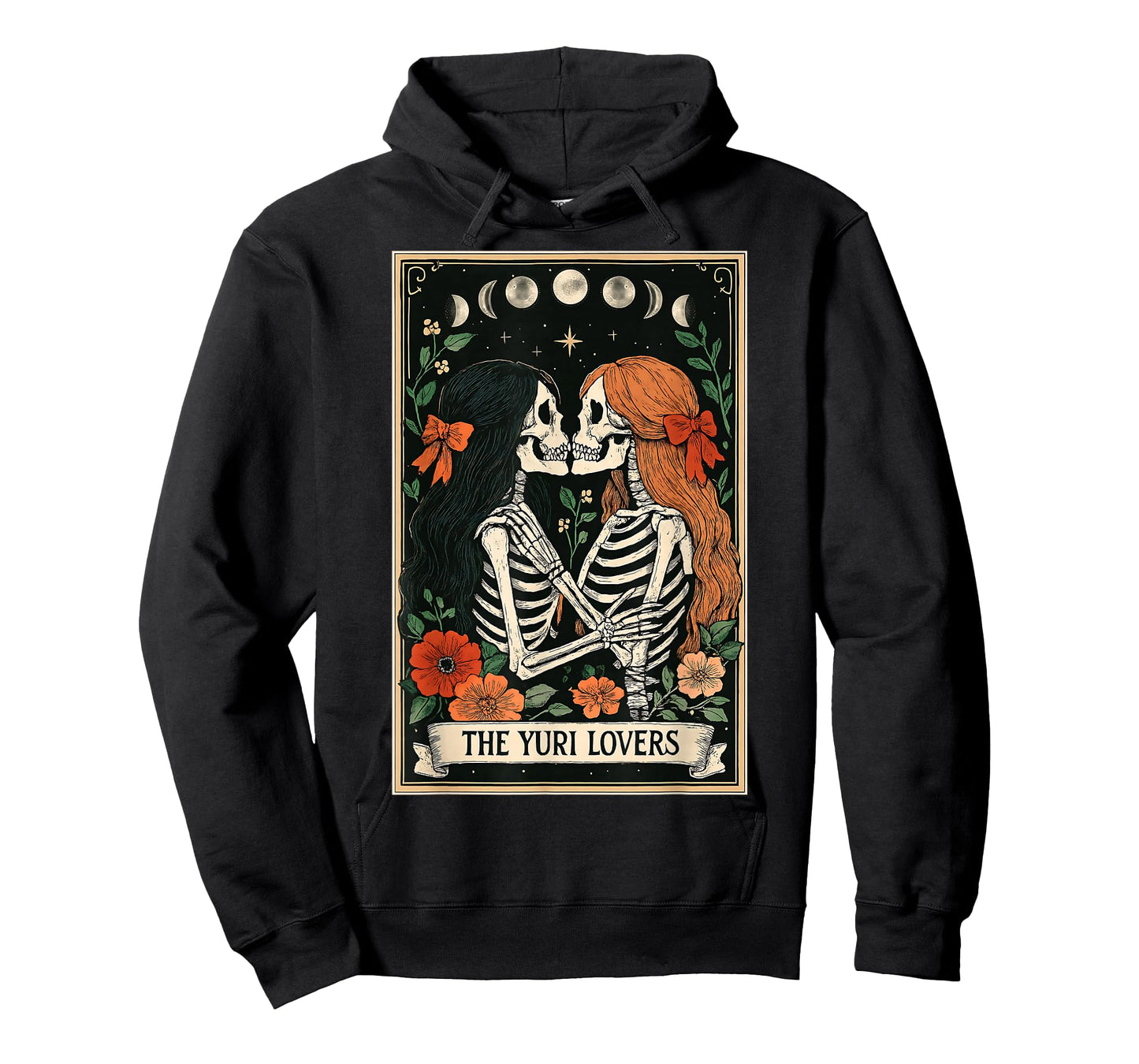 The Yuri Lovers Anime Manga Japanese Tarot Card Skeleton T-Shirt