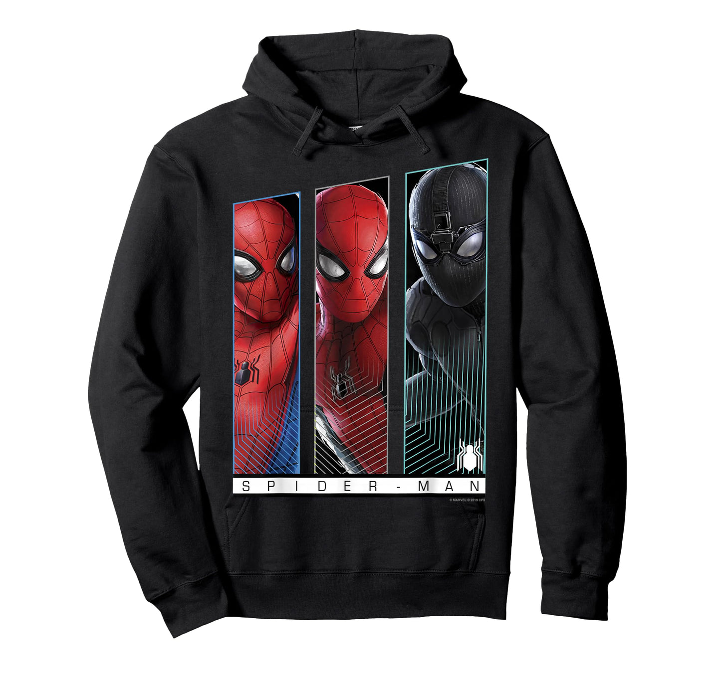Marvel Spider-Man Far From Home Suits Panel Poster T-Shirt