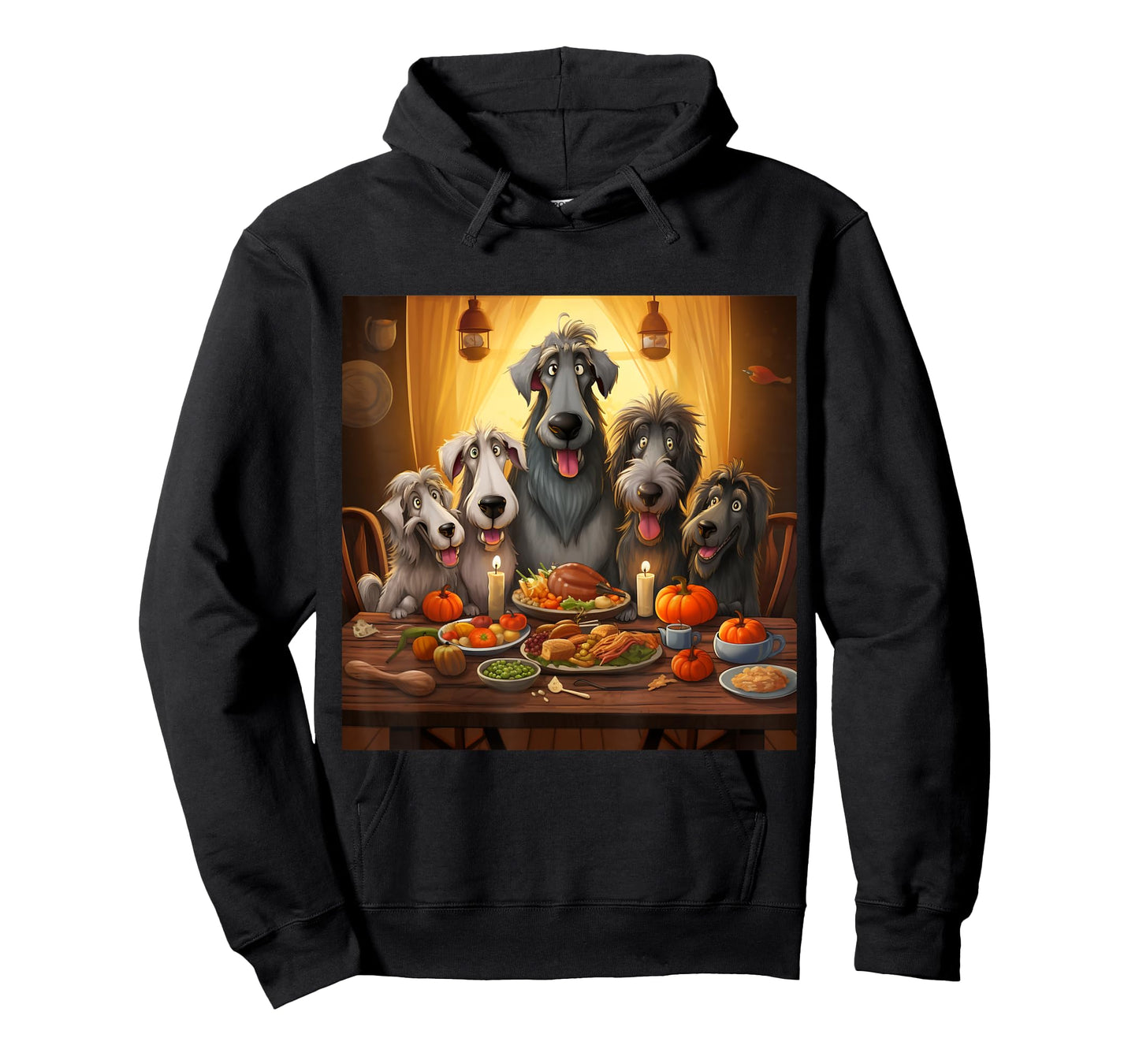 Thanksgiving Irish Wolfhound - Irish Wolfhound Thanksgiving T-Shirt