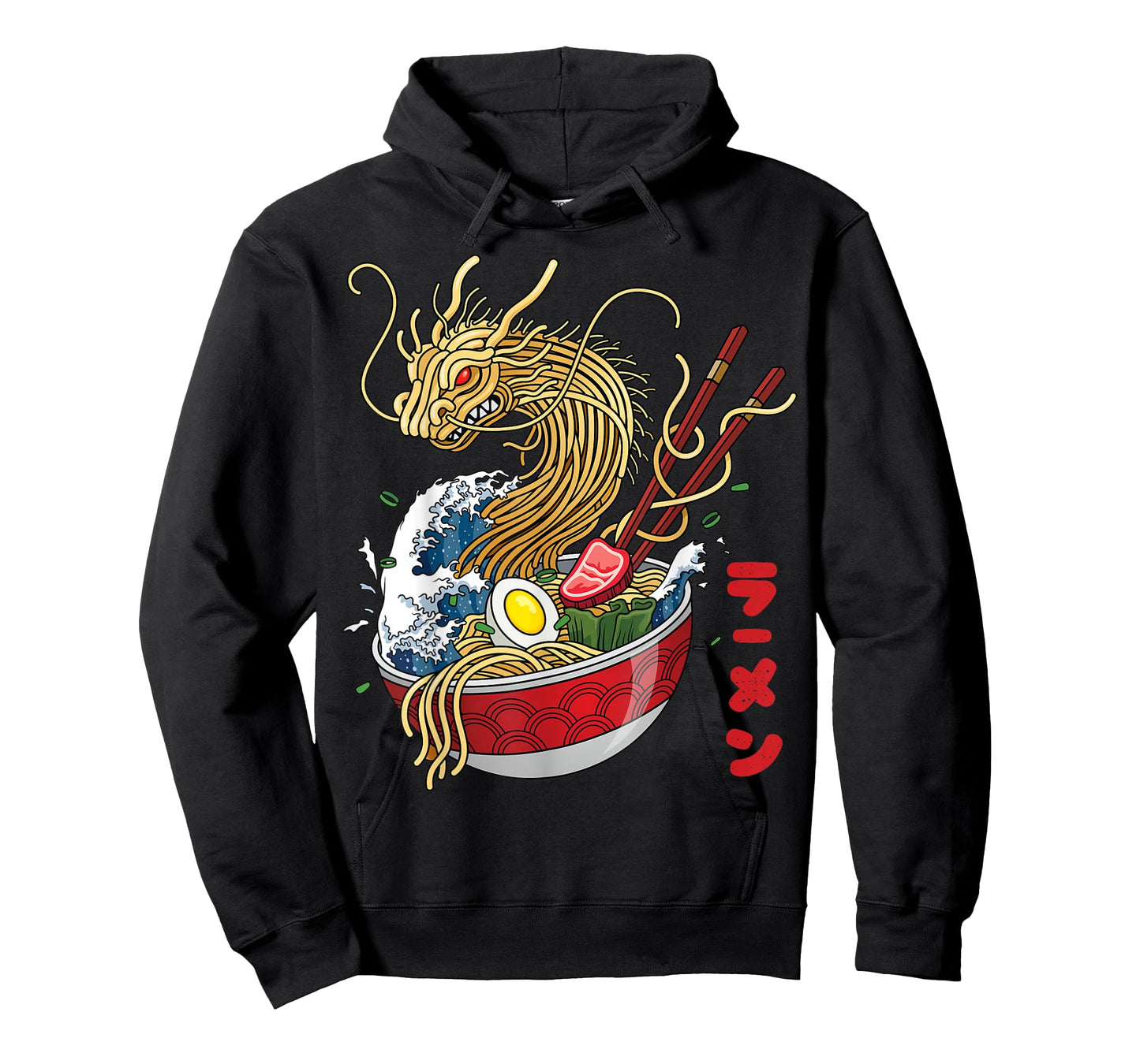 Ramen Dragon Kanagawa Japanese Food Kaiju Kawaii Ramen T-Shirt